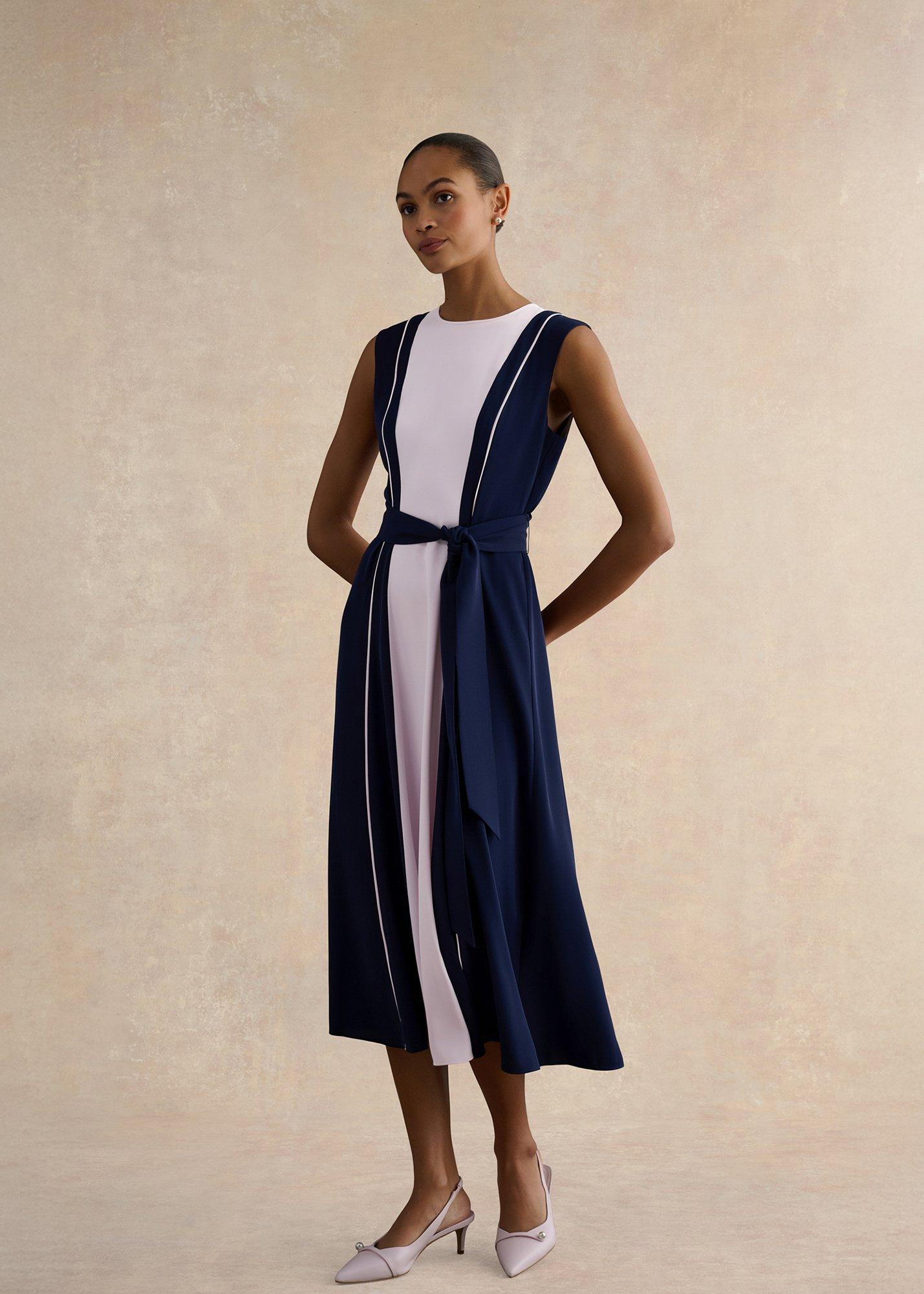 Petite Louise Colourblock Dress