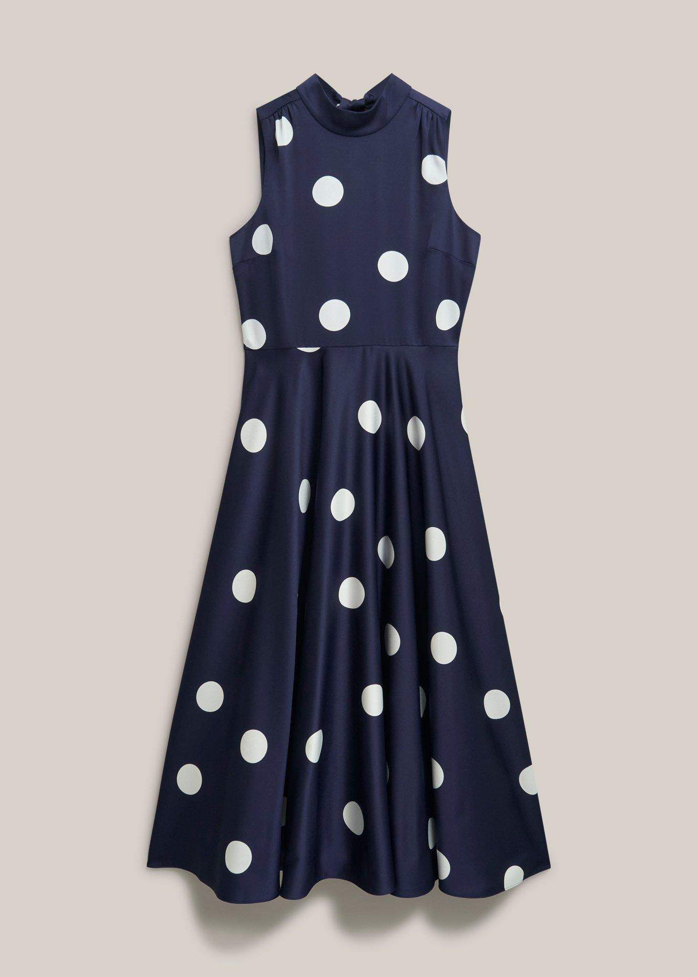 Mia Satin Spot Dress
