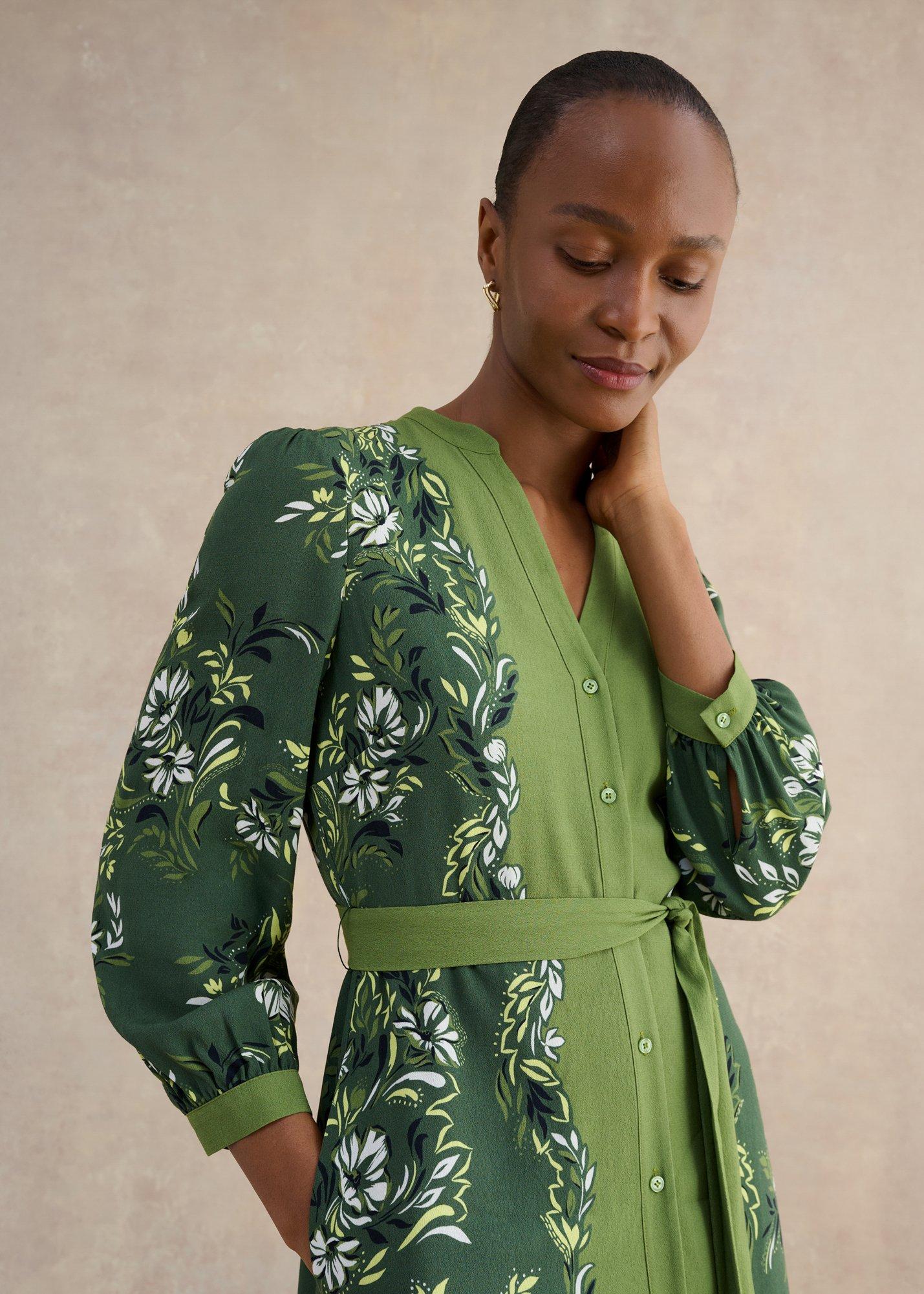 Apolline Dress, Green Multi, hi-res