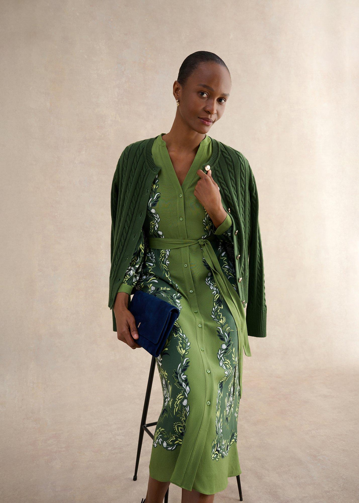 Apolline Dress, Green Multi, hi-res