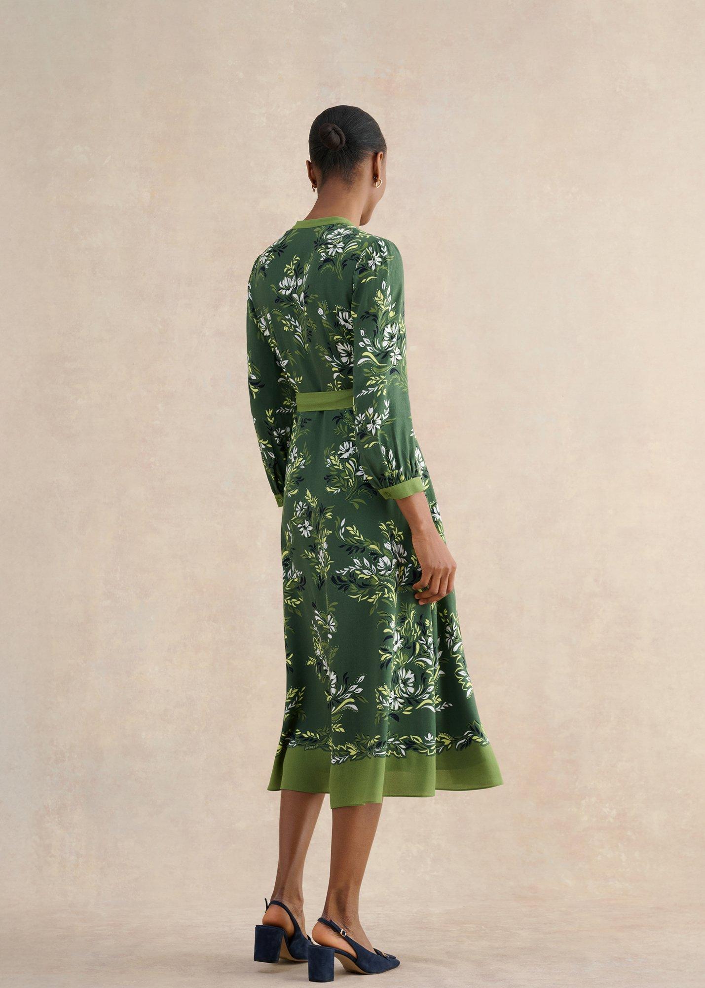 Petite Apolline Dress, Green Multi, hi-res