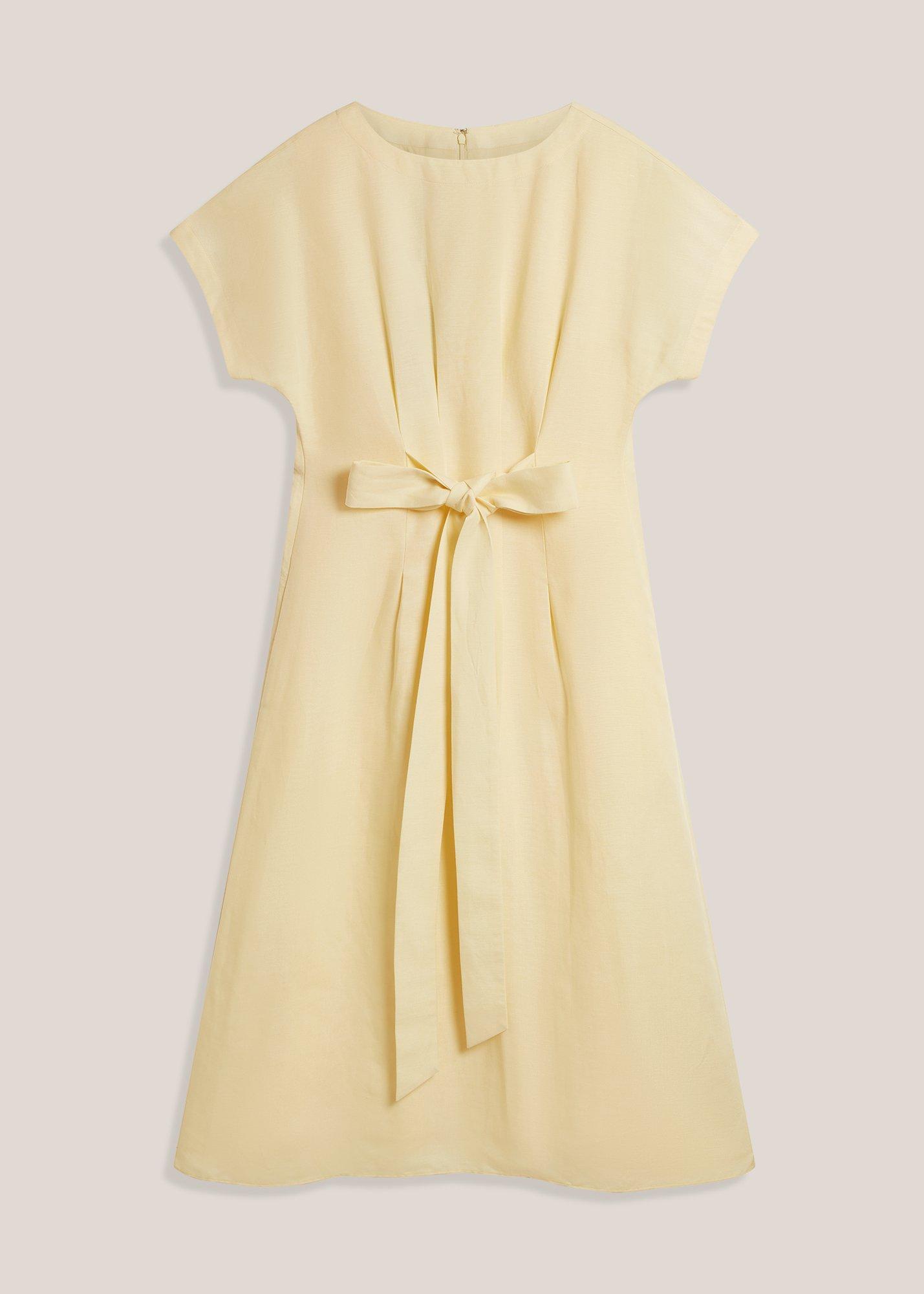 Petite Aliya Linen Blend Dress