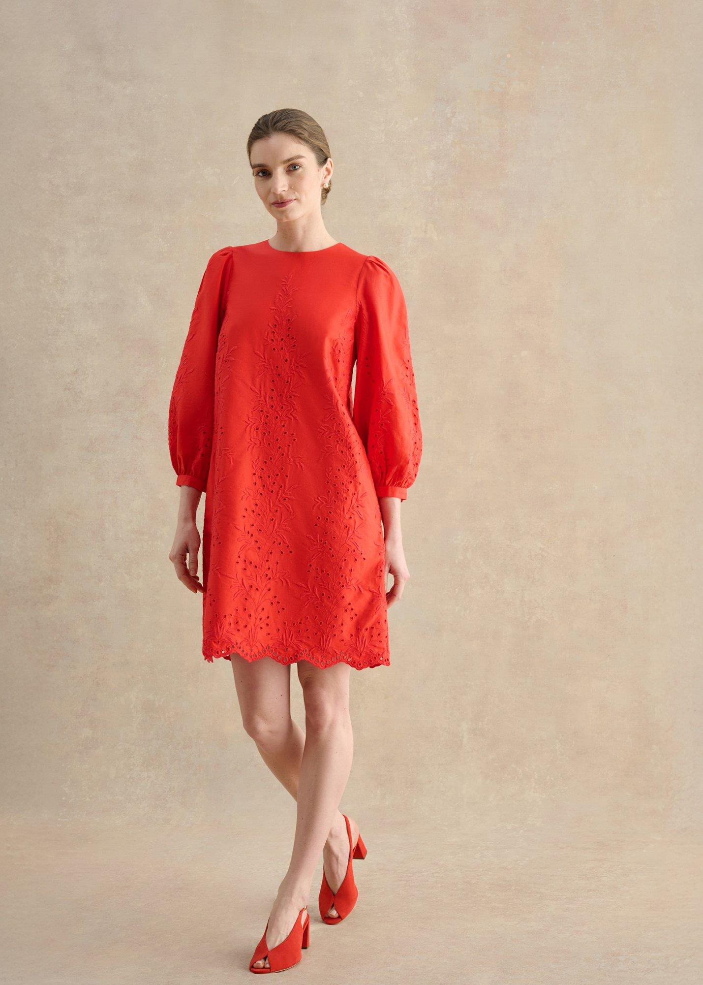 Malikah Broiderie Mini Dress