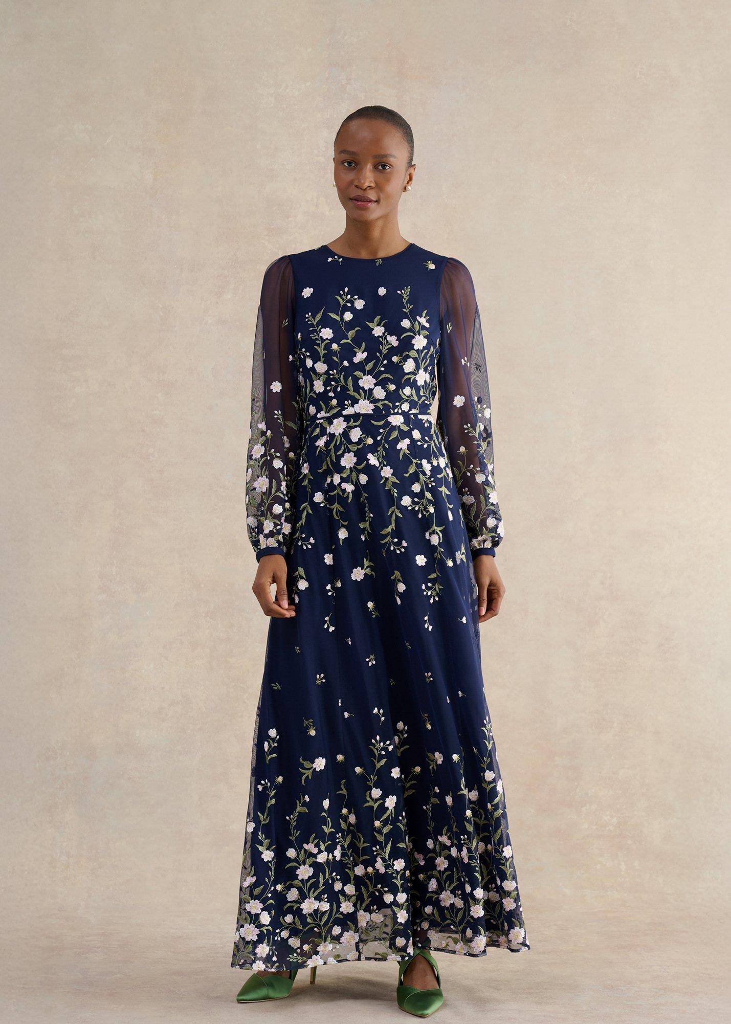 Judy Embroidered Maxi Dress