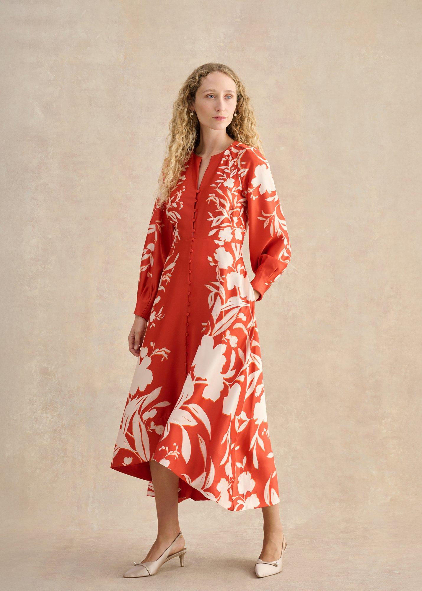 Barrett Dress, Paprika Multi, hi-res