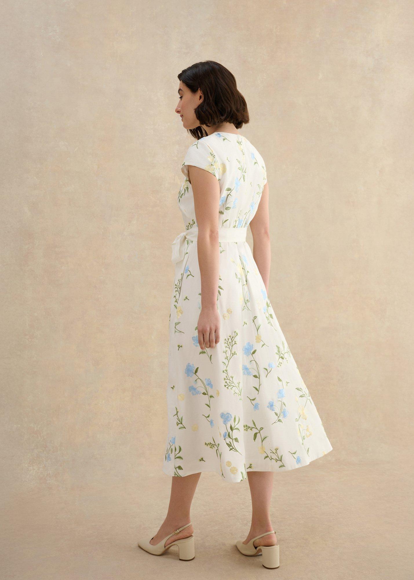 Linda Dress, Ivory Multi, hi-res