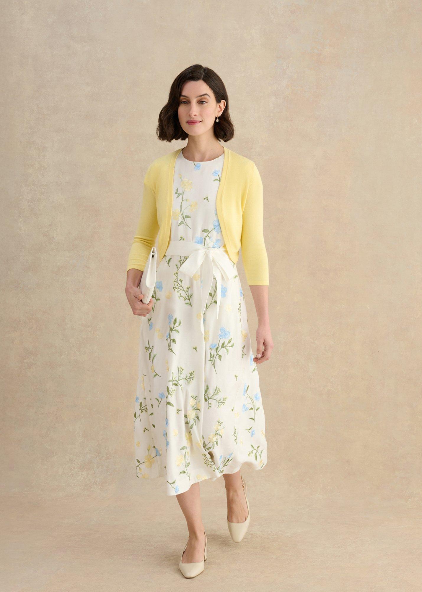 Linda Dress, Ivory Multi, hi-res