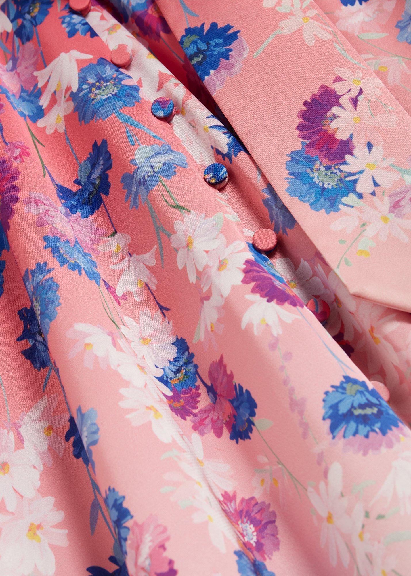 Charlesworth Floral Dress, Pink Multi, hi-res