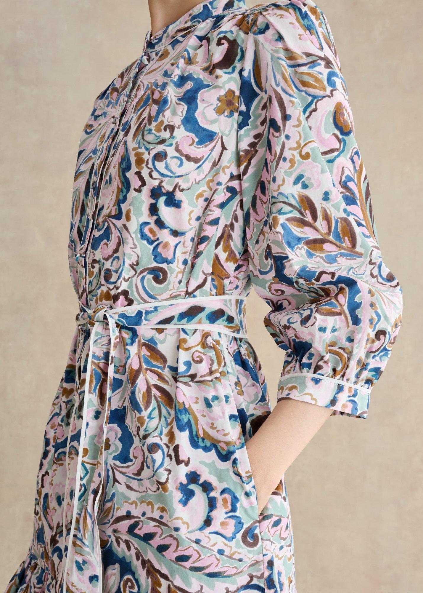 Hope Cotton Dress, Ivory Multi, hi-res