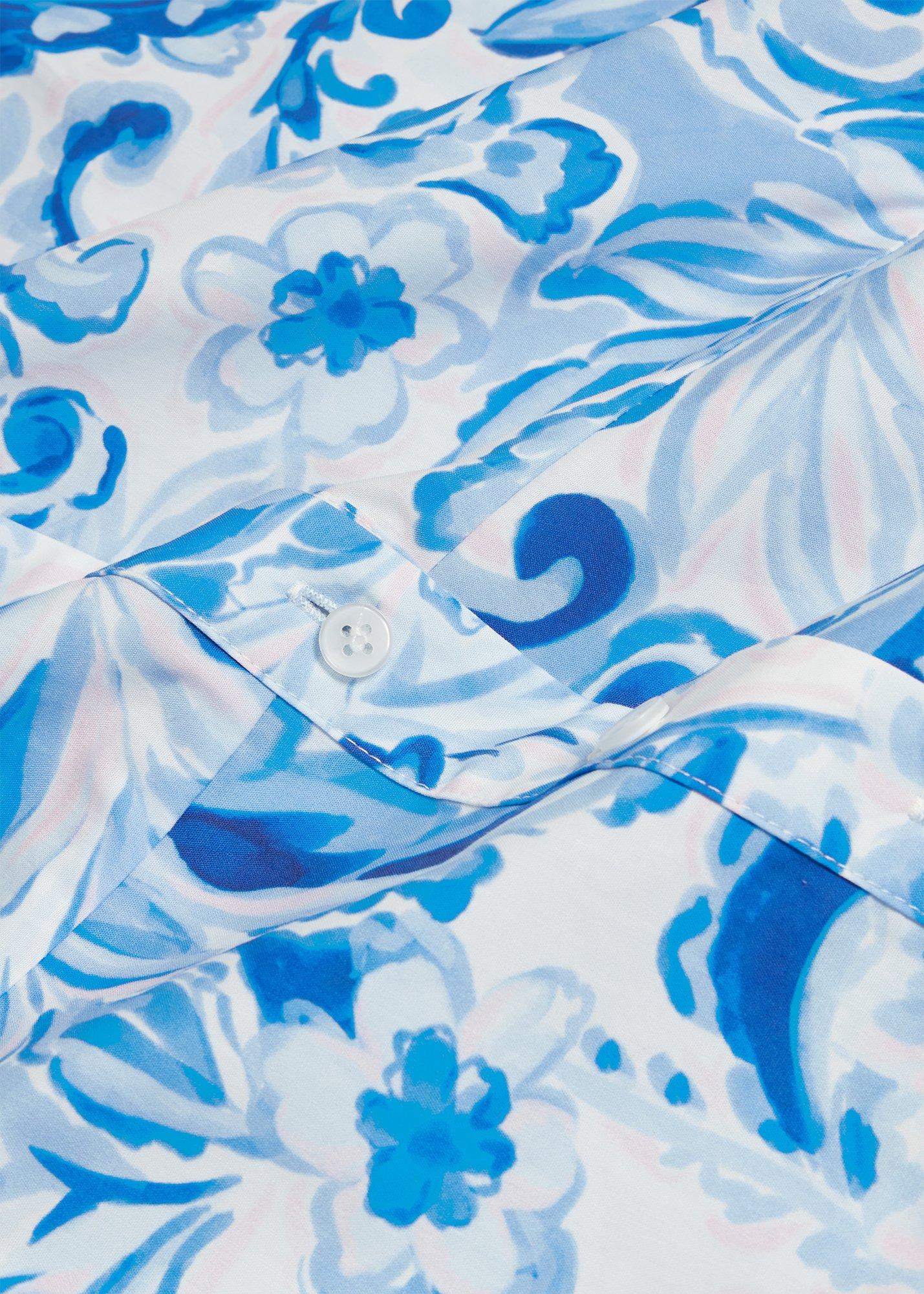 Libby &nbsp;Cotton Paisley Dress, Blue Multi, hi-res