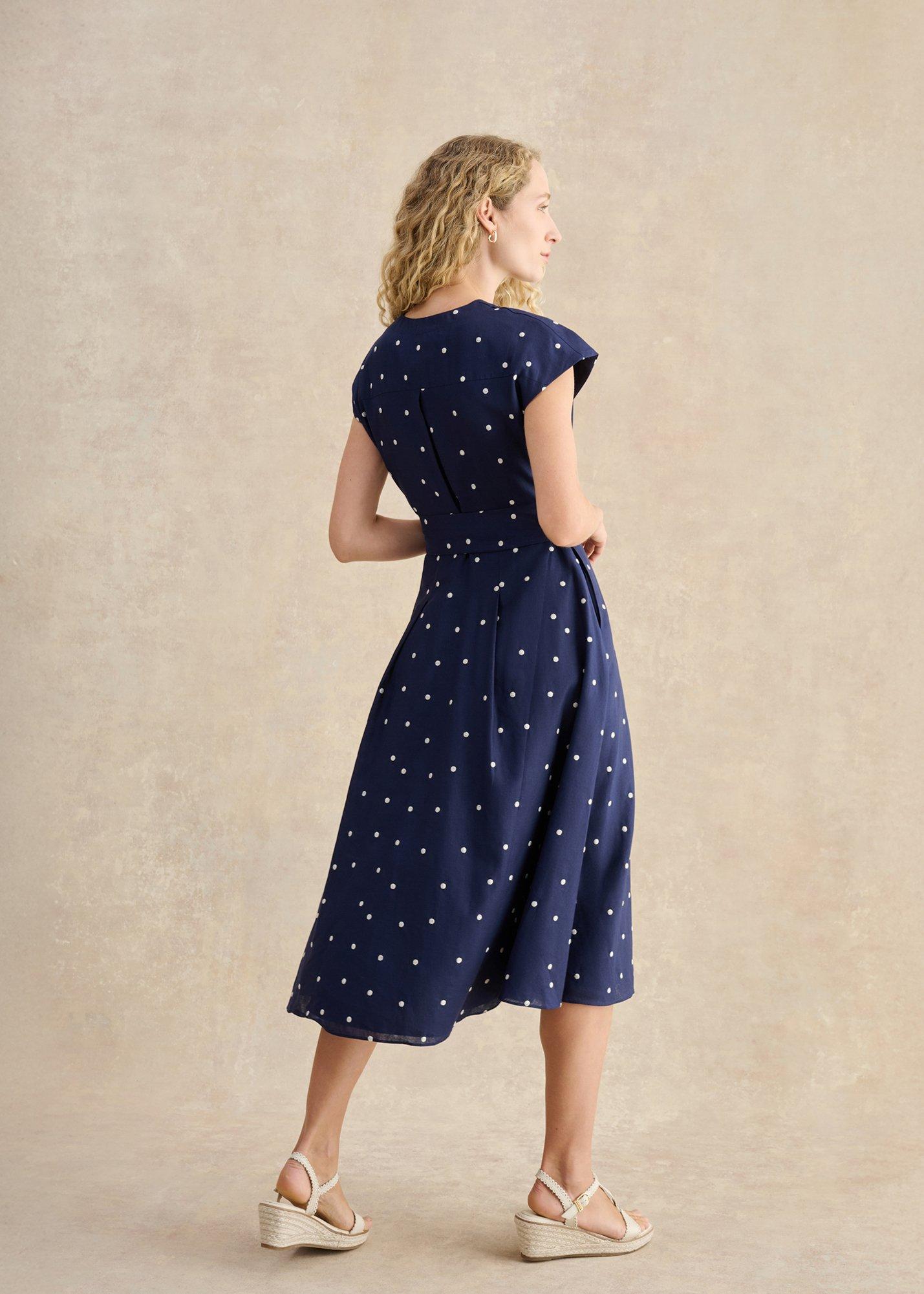 Samantha Dress, Midnight Ivory, hi-res