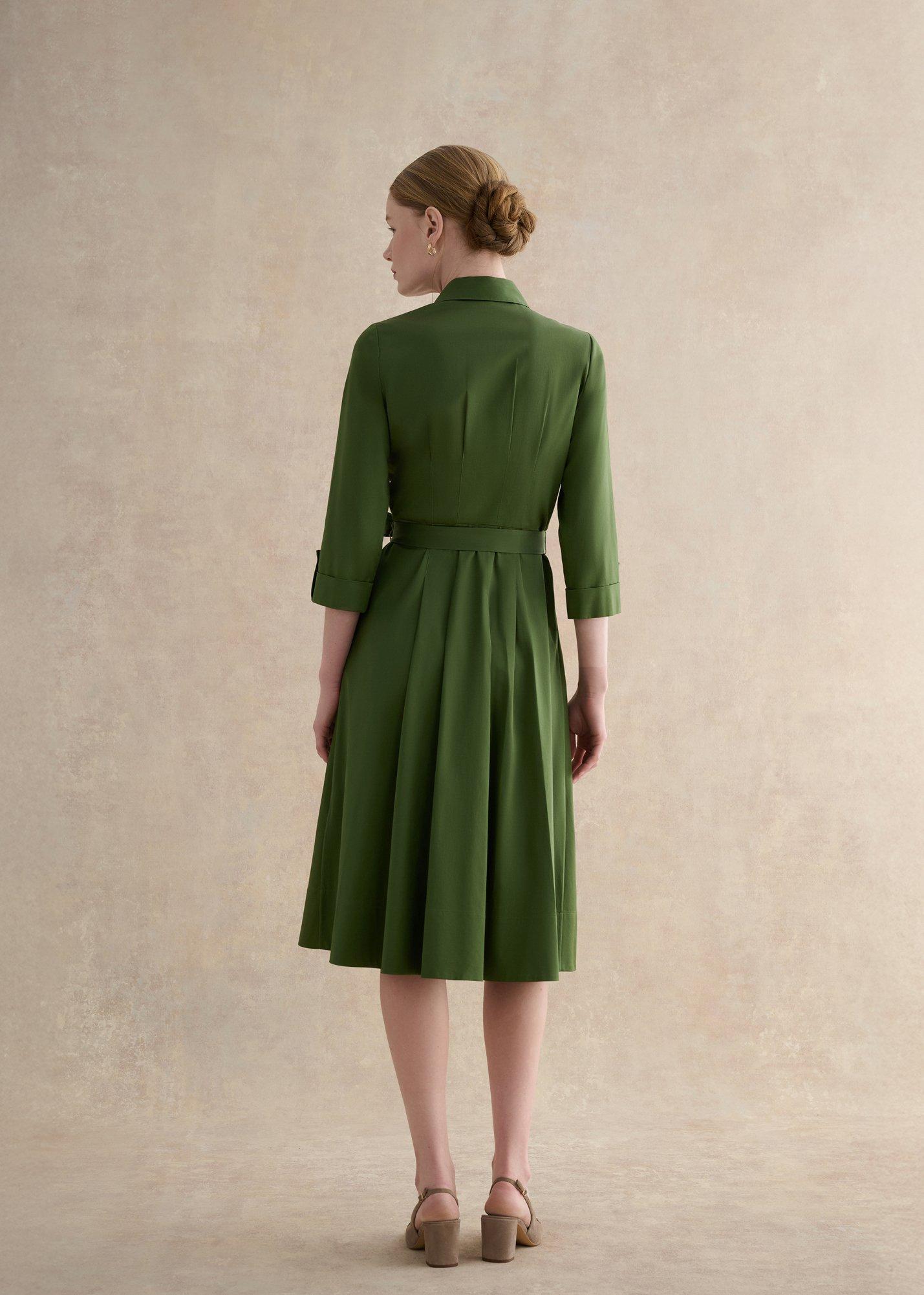 Petite Brigitta Dress, Pine Green, hi-res