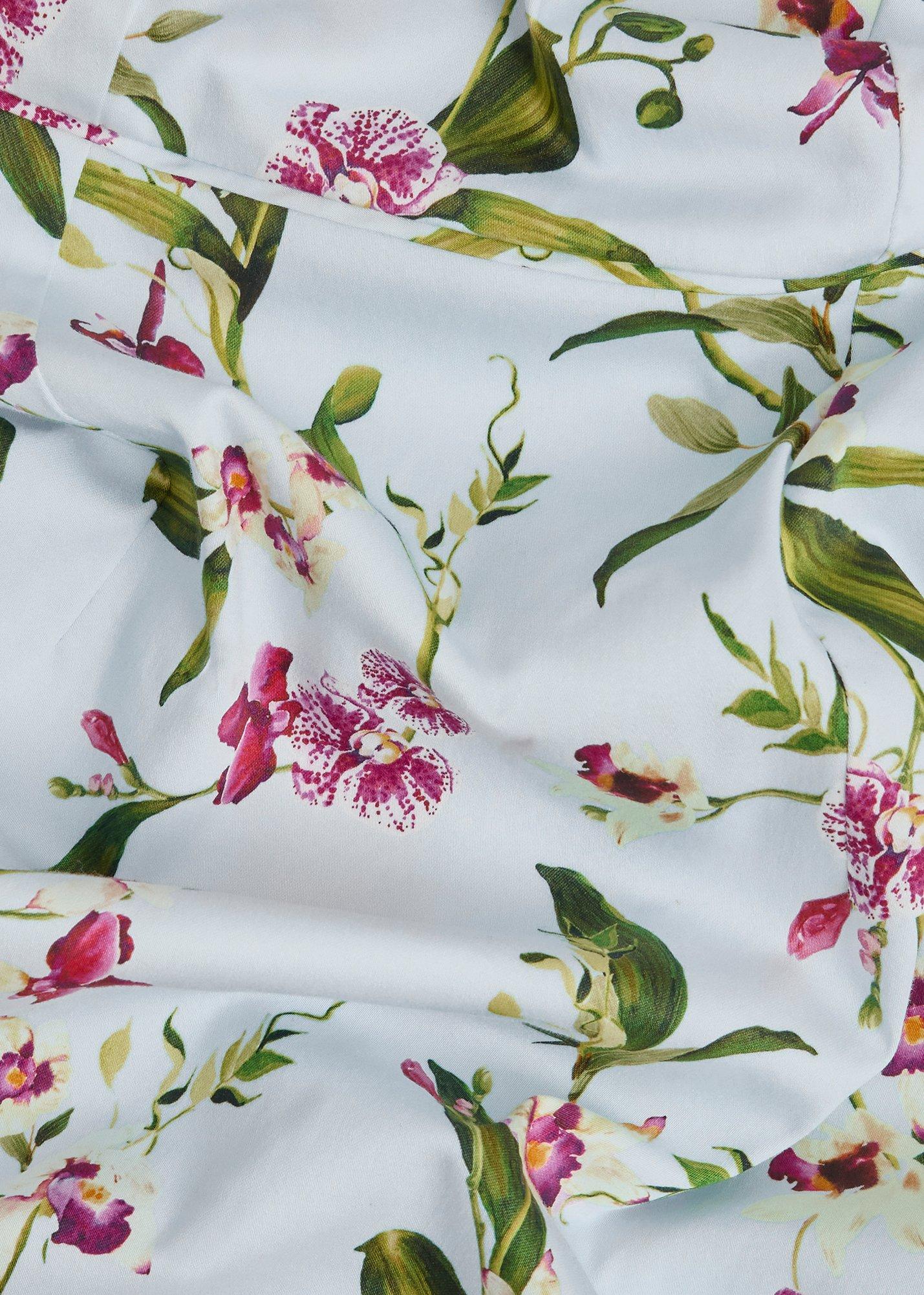 Petite Freda Floral Dress, Pale Blue Multi, hi-res