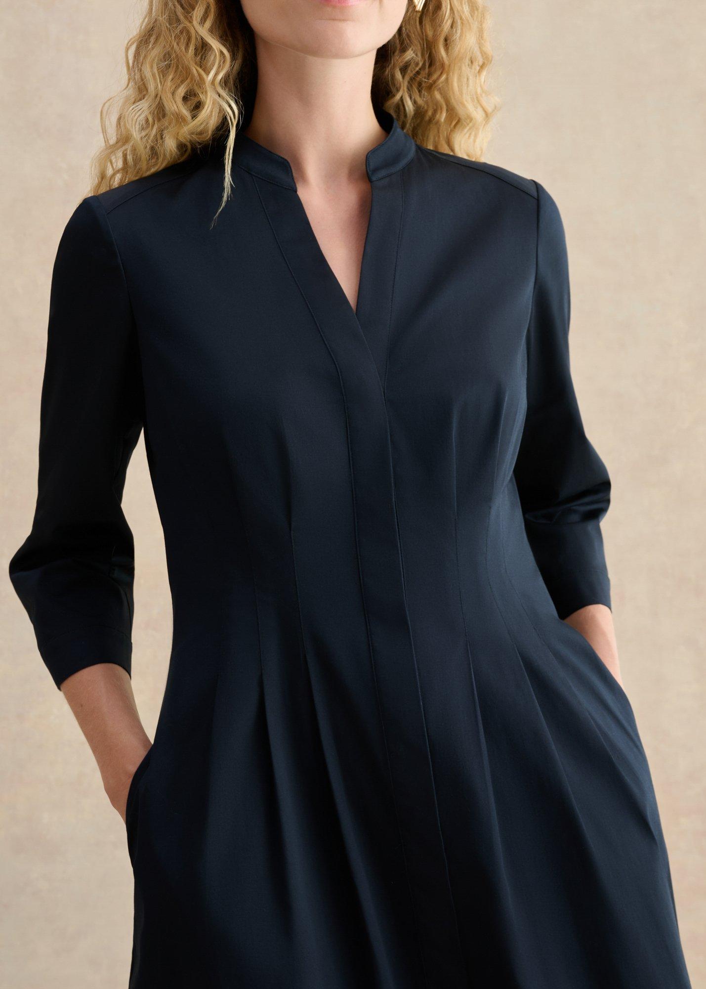 Emmaline Midi Dress, Navy, hi-res