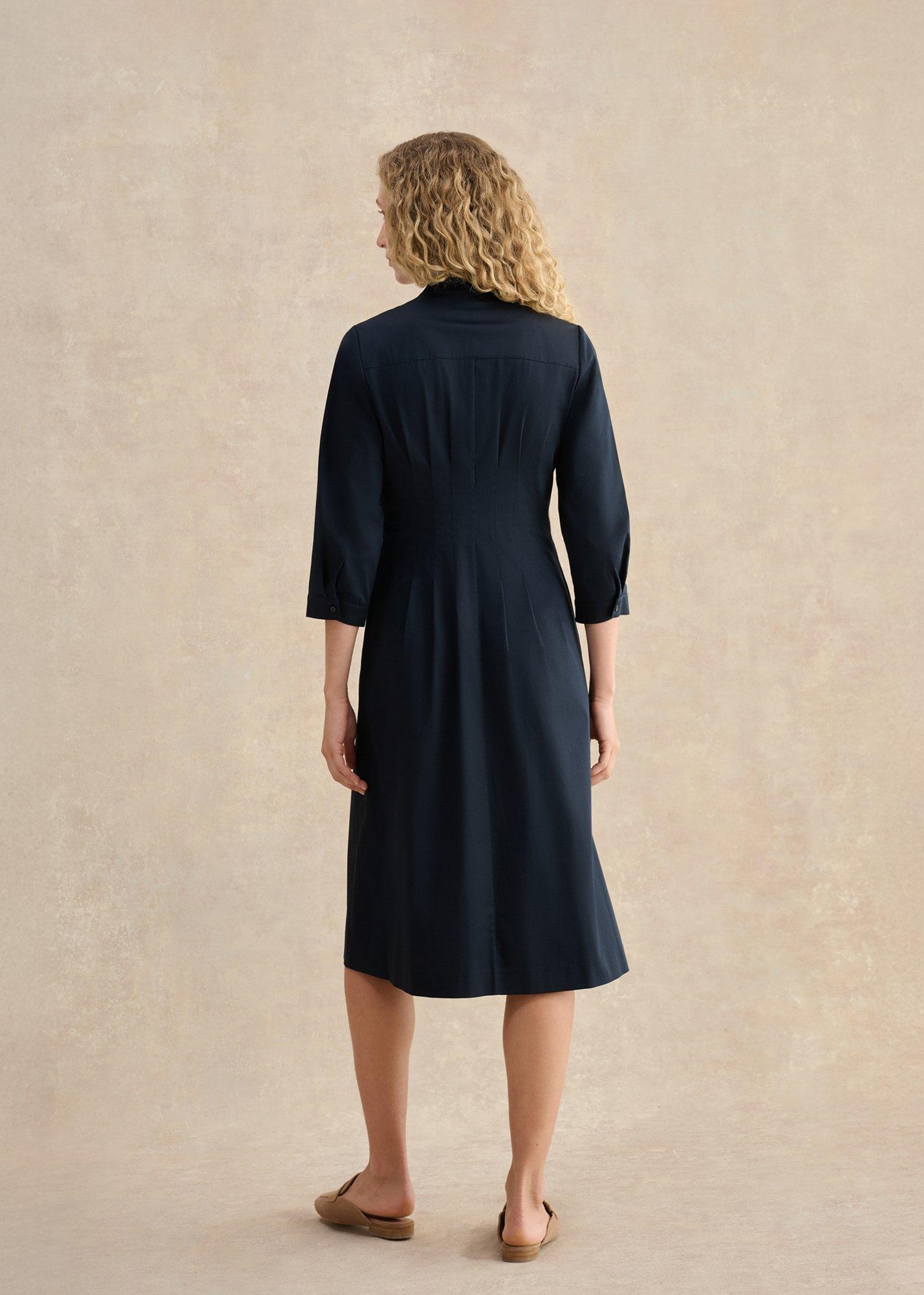 Emmaline Midi Dress, Navy, hi-res