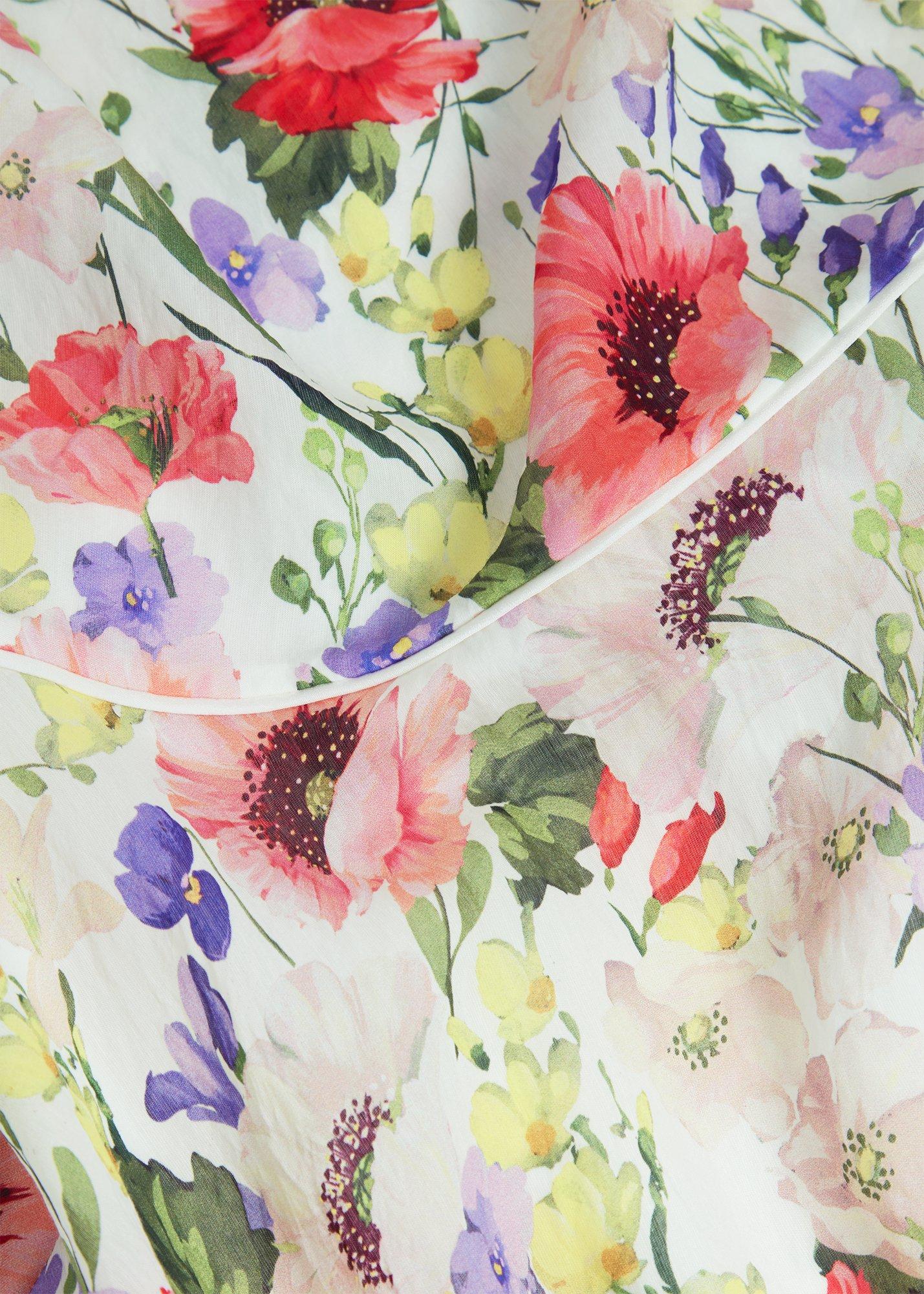 Petite Carly Floral Dress, Ivory Multi, hi-res