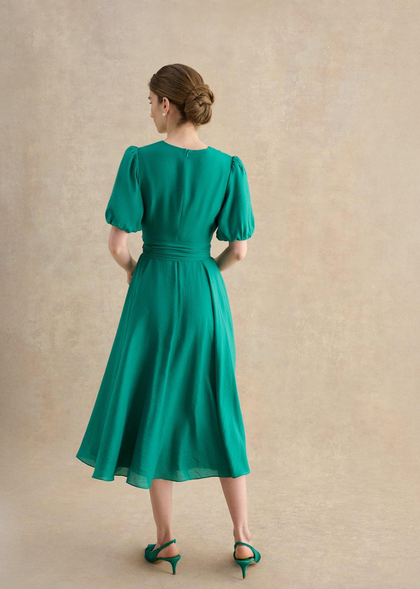 Barrington Dress, Meadow Green, hi-res