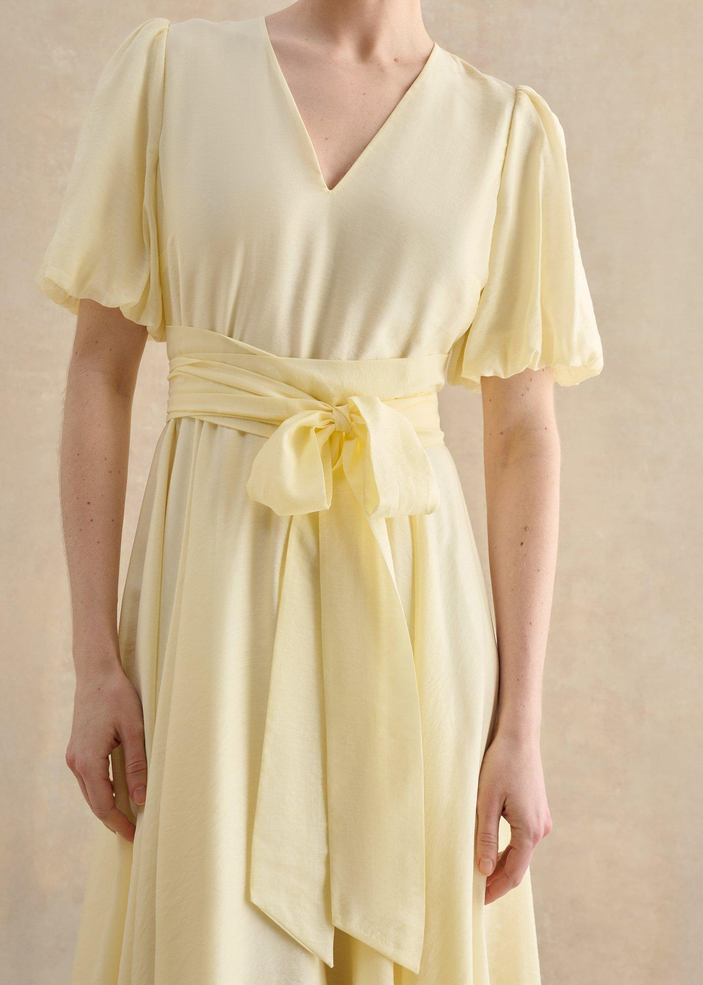 Barrington Dress, Pale Yellow, hi-res