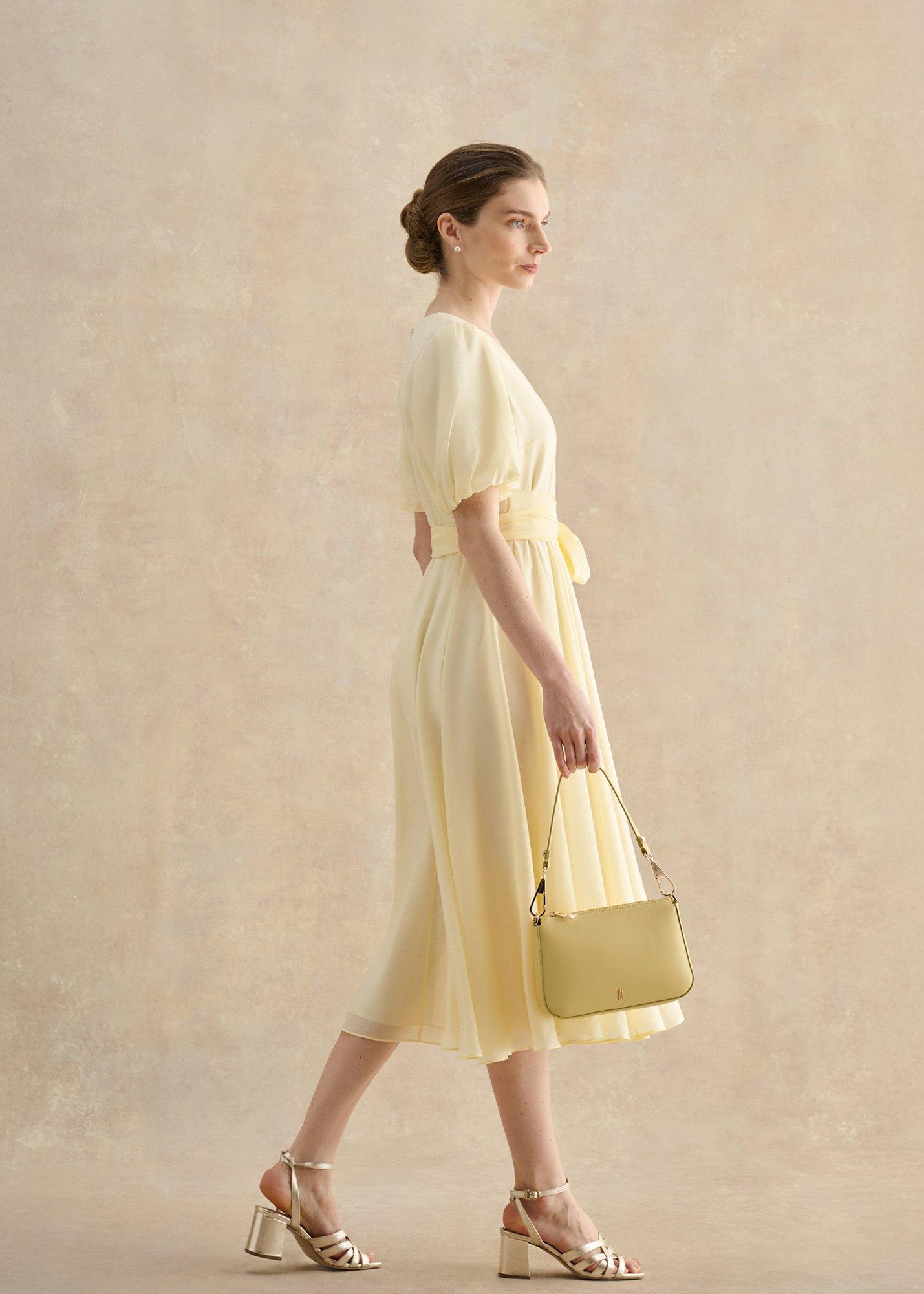 Barrington Dress, Pale Yellow, hi-res