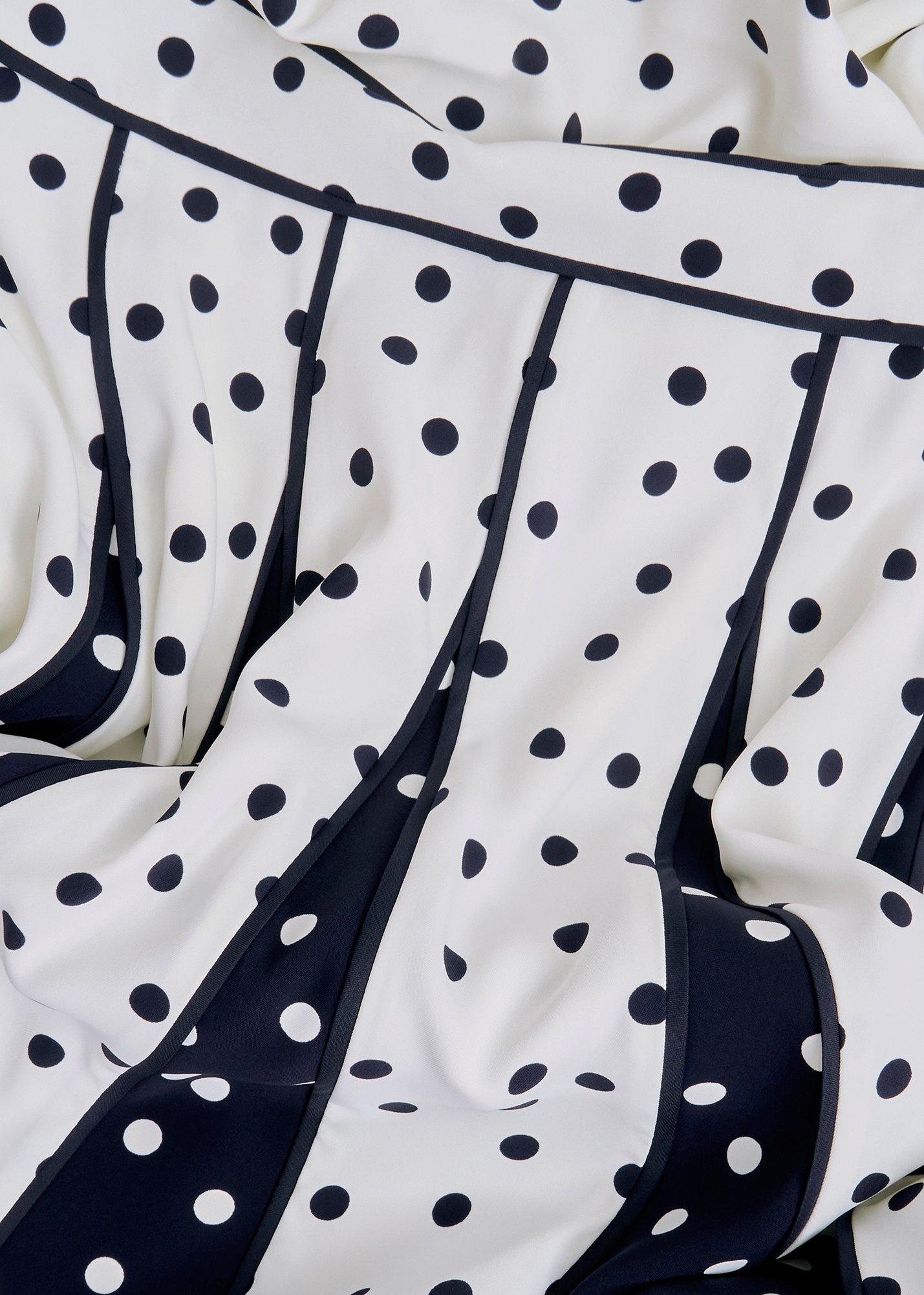 Angelica Spot Dress, Ivory Midnight, hi-res