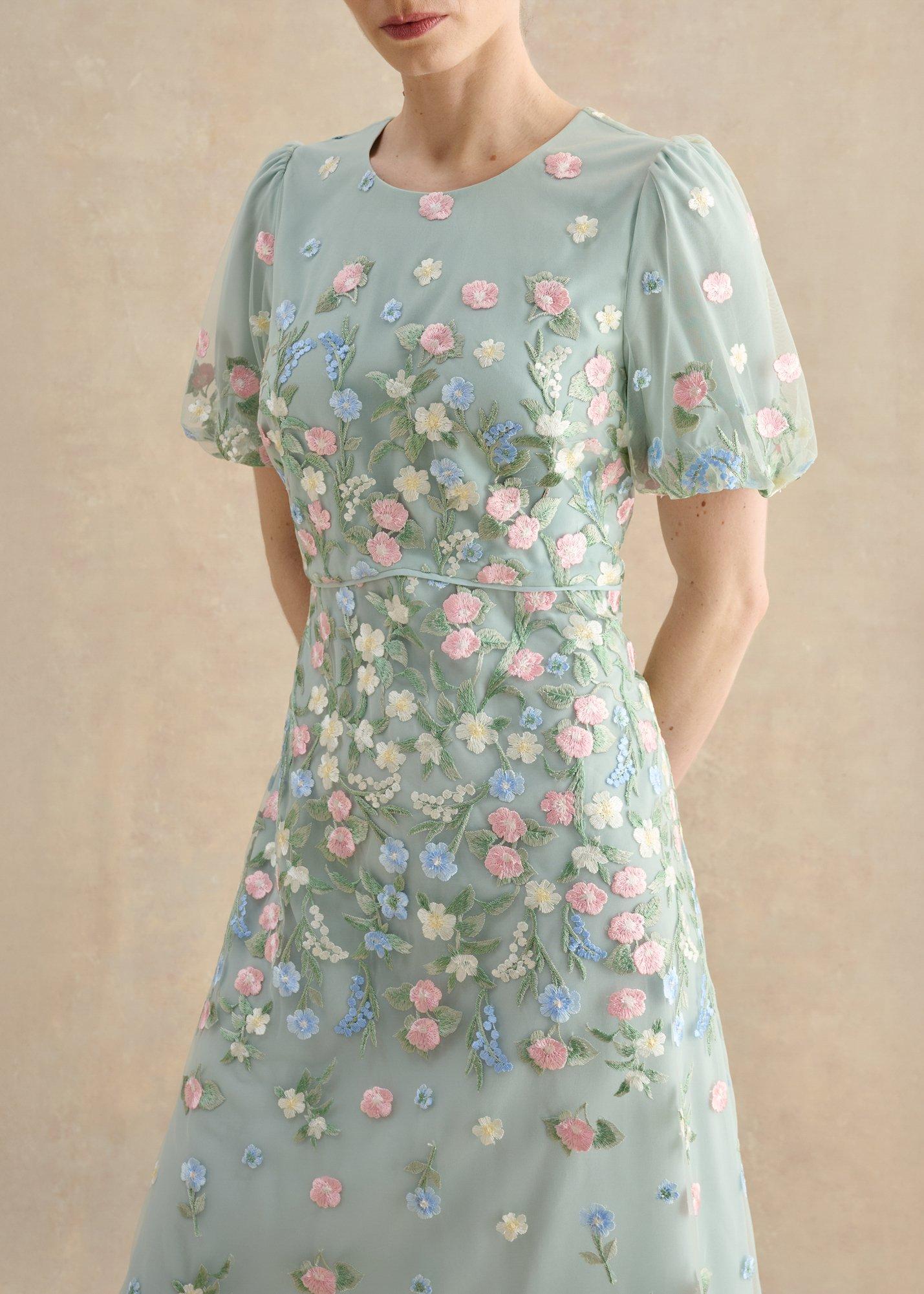 Audra Dress, Green Multi, hi-res