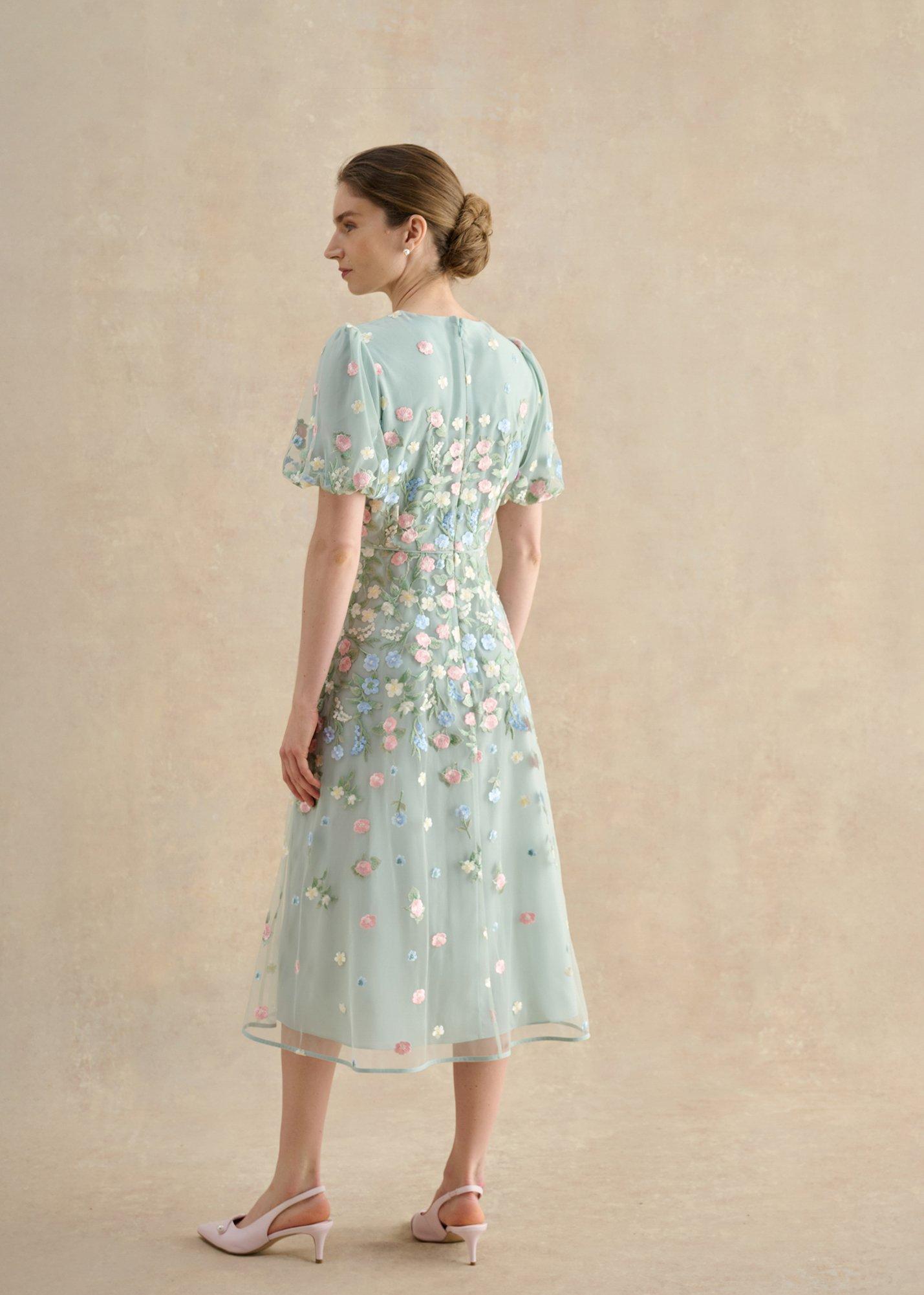 Audra Dress, Green Multi, hi-res