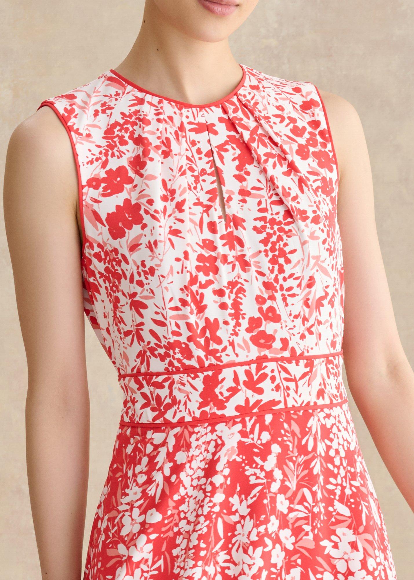 Maddie Dress, Red Ivory, hi-res