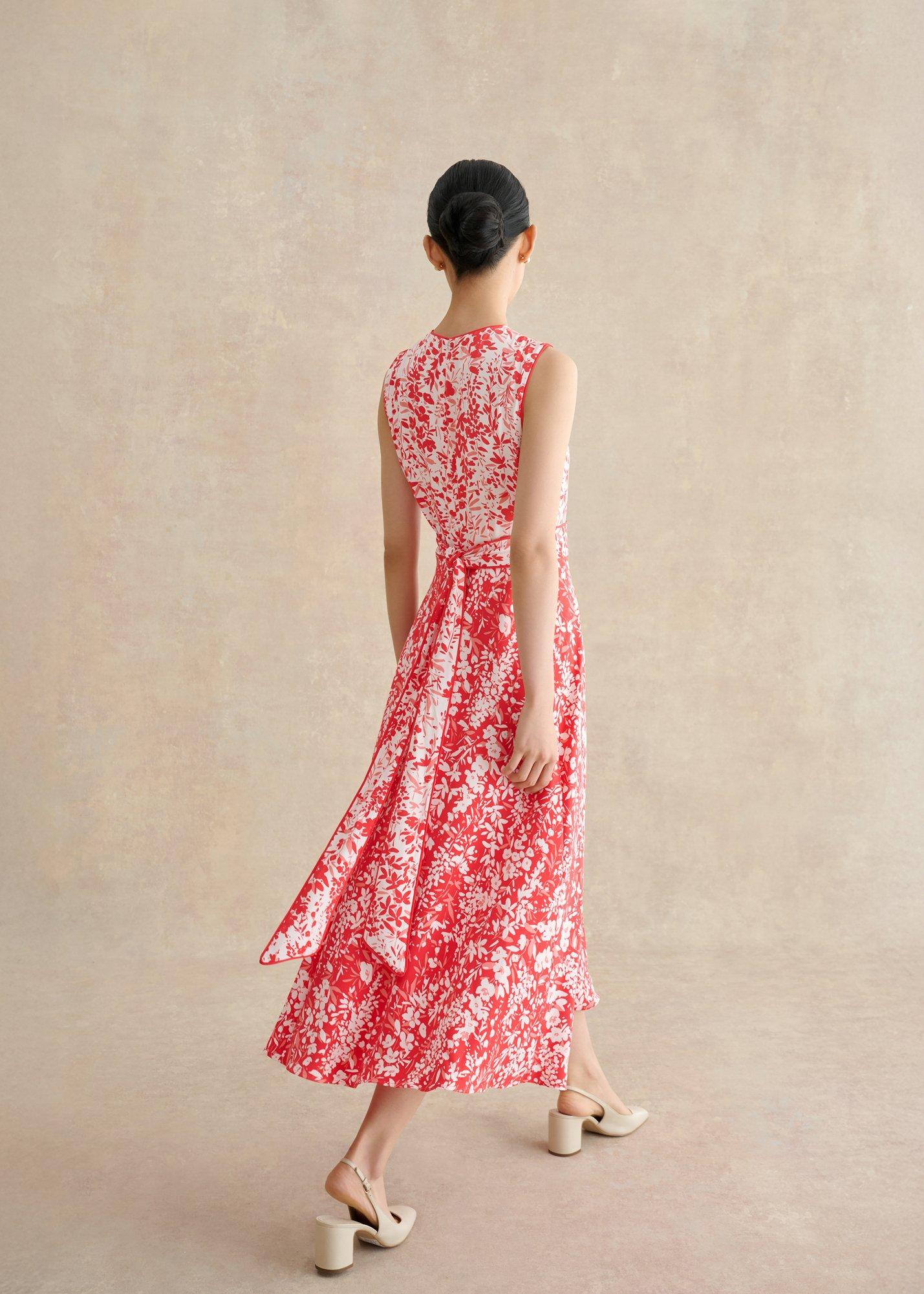 Maddie Dress, Red Ivory, hi-res