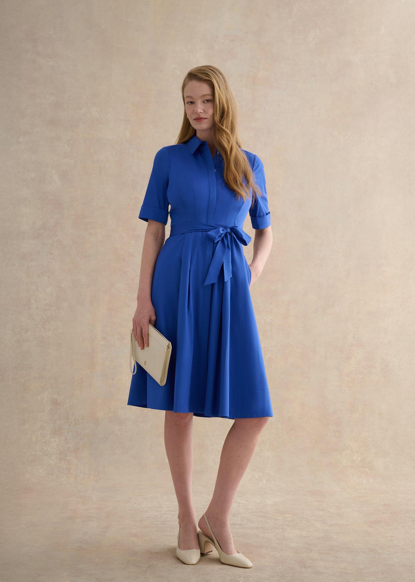 Brigitta Dress, Midnight Navy, hi-res