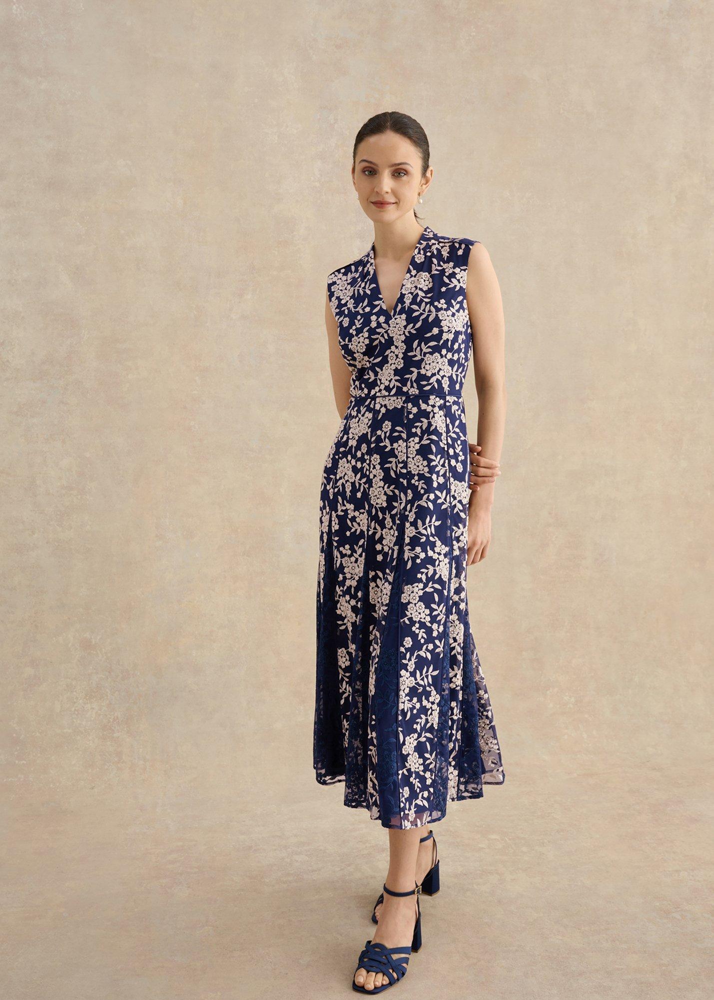 Petite Quin Embroidered Dress&nbsp;