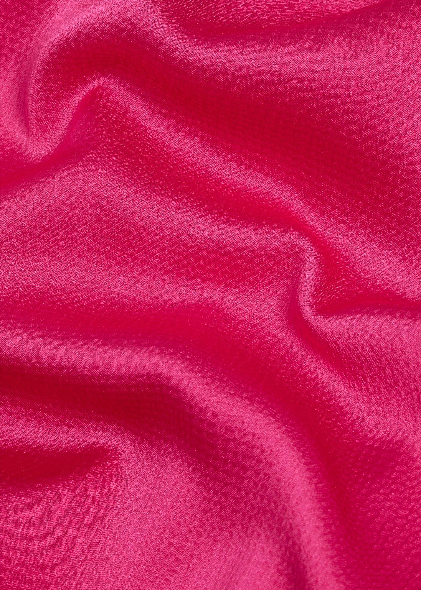 Camille Textured Satin Dress, Bright Pink, hi-res