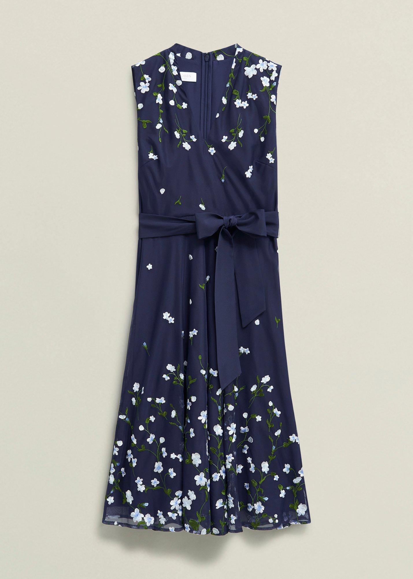 Aria Floral Embroidered Dress