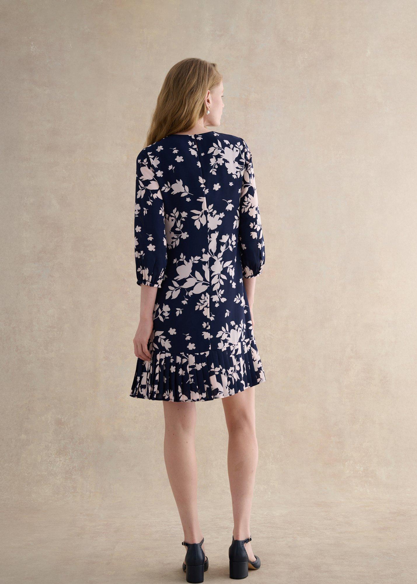 Liana Floral Mini Dress, Midnight Pink, hi-res