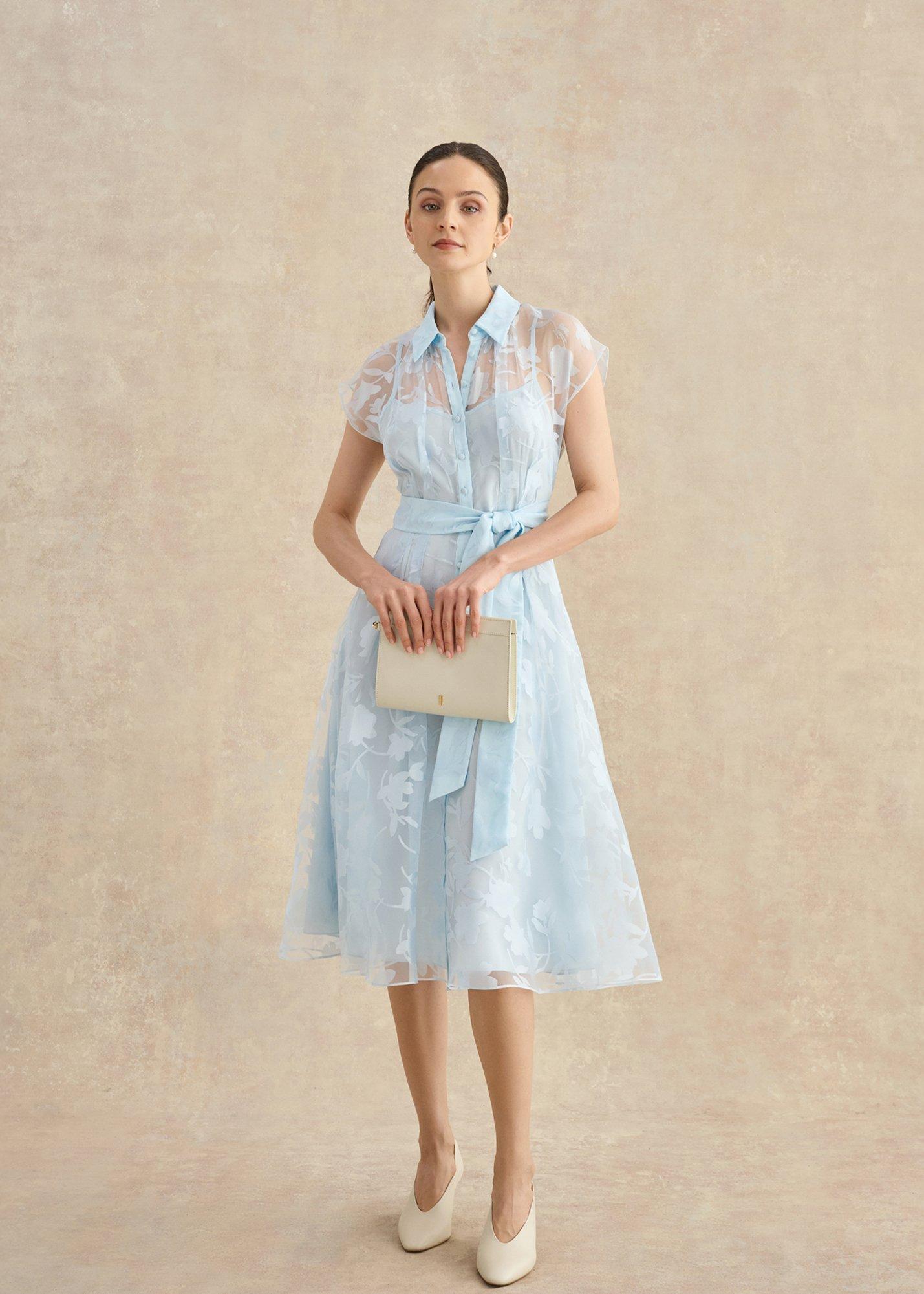 Tess Dress, Pale Blue, hi-res
