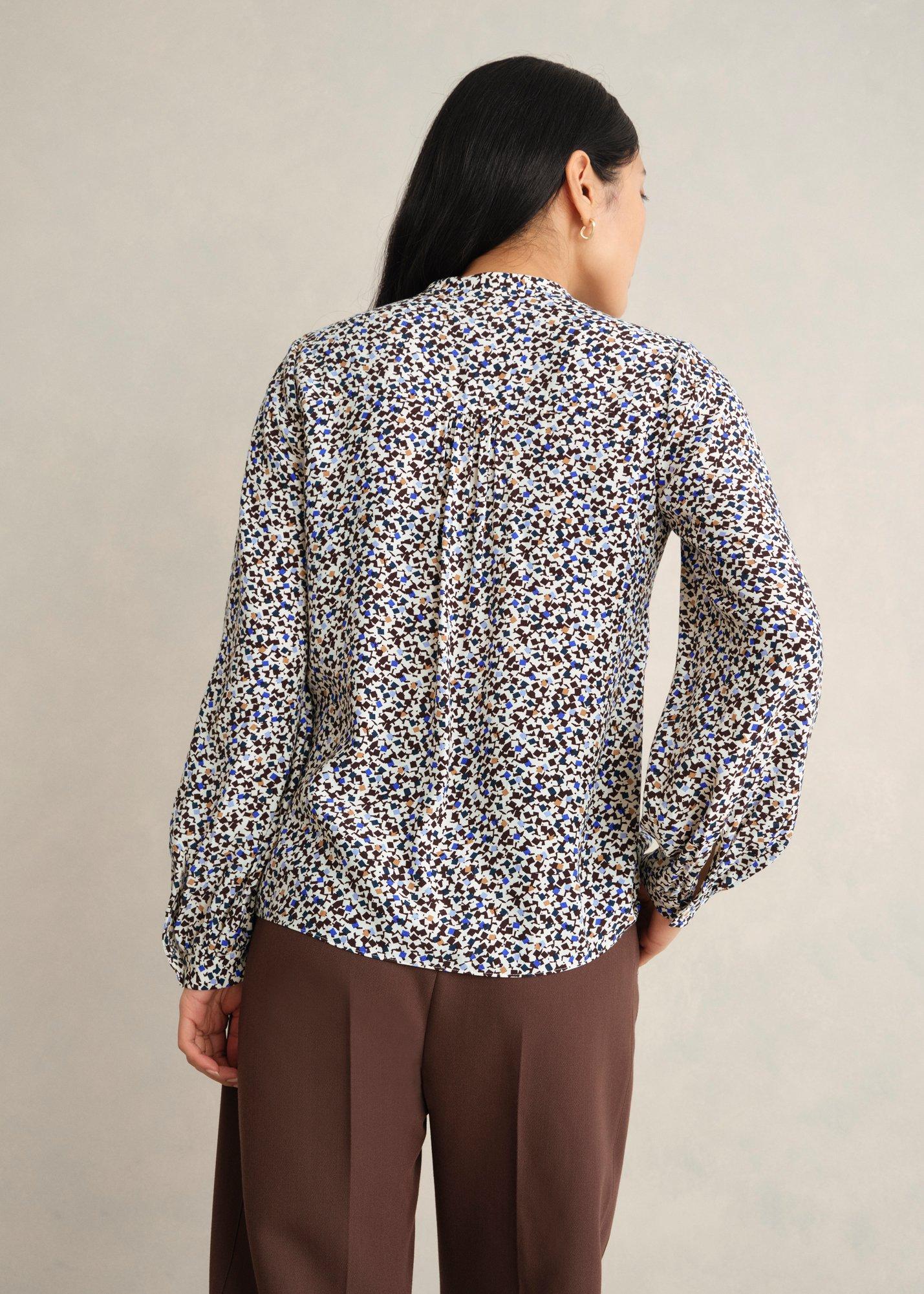 Mila Blouse, Cream Multi, hi-res