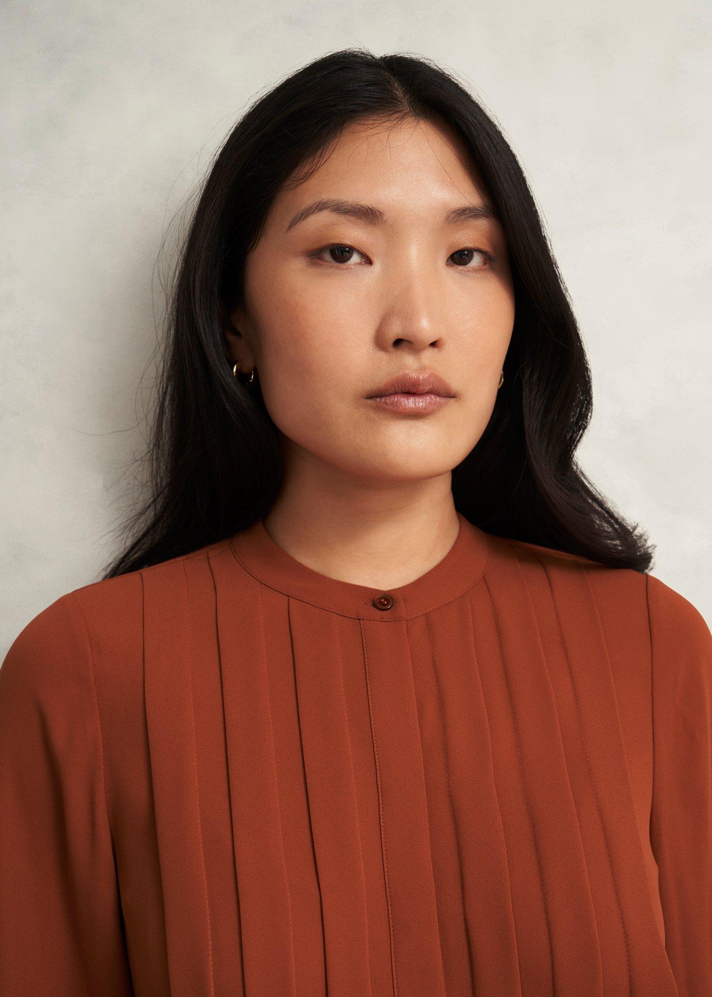 Arizona Blouse, Copper Orange, hi-res