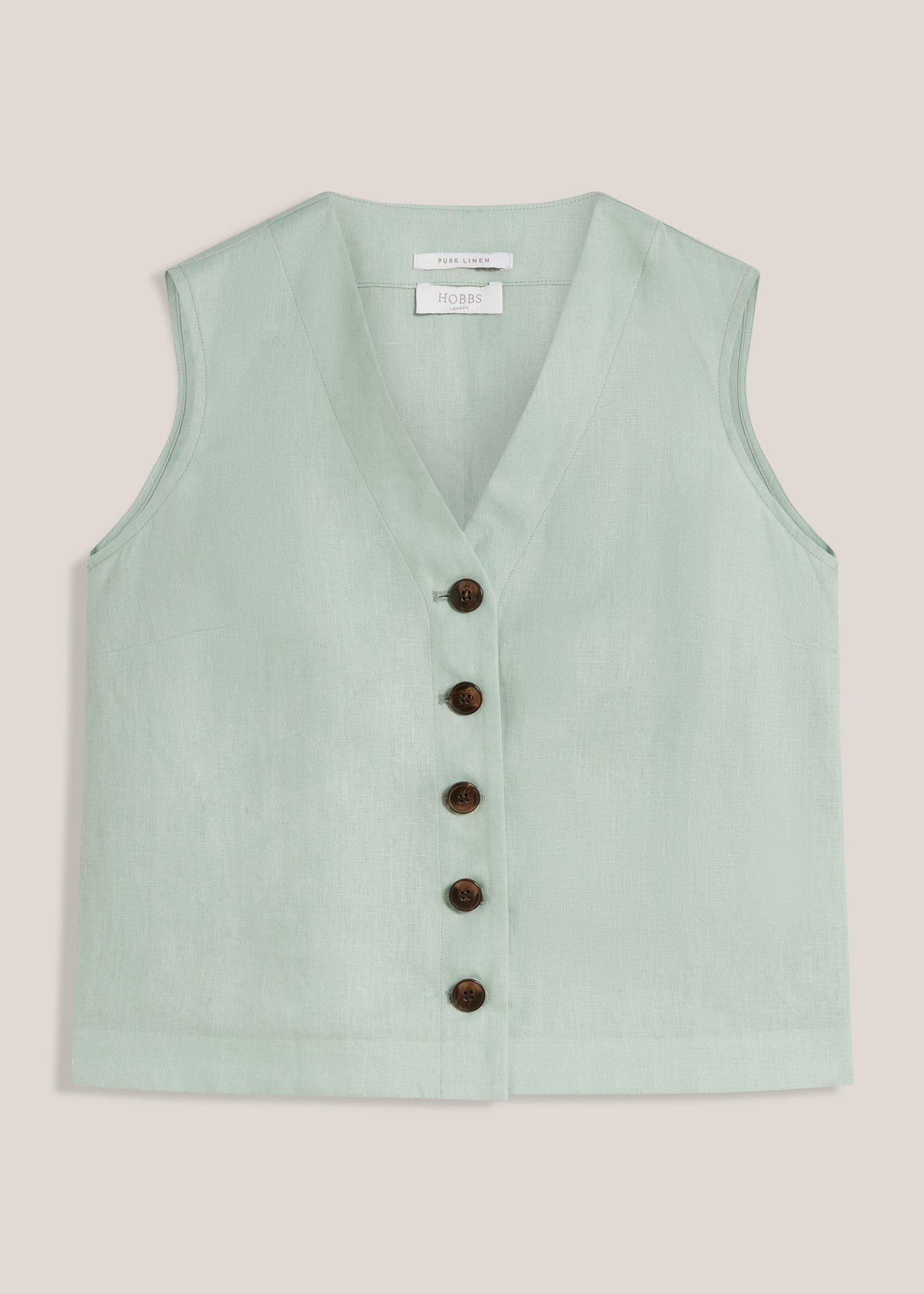 Kaylee Linen Shell Top