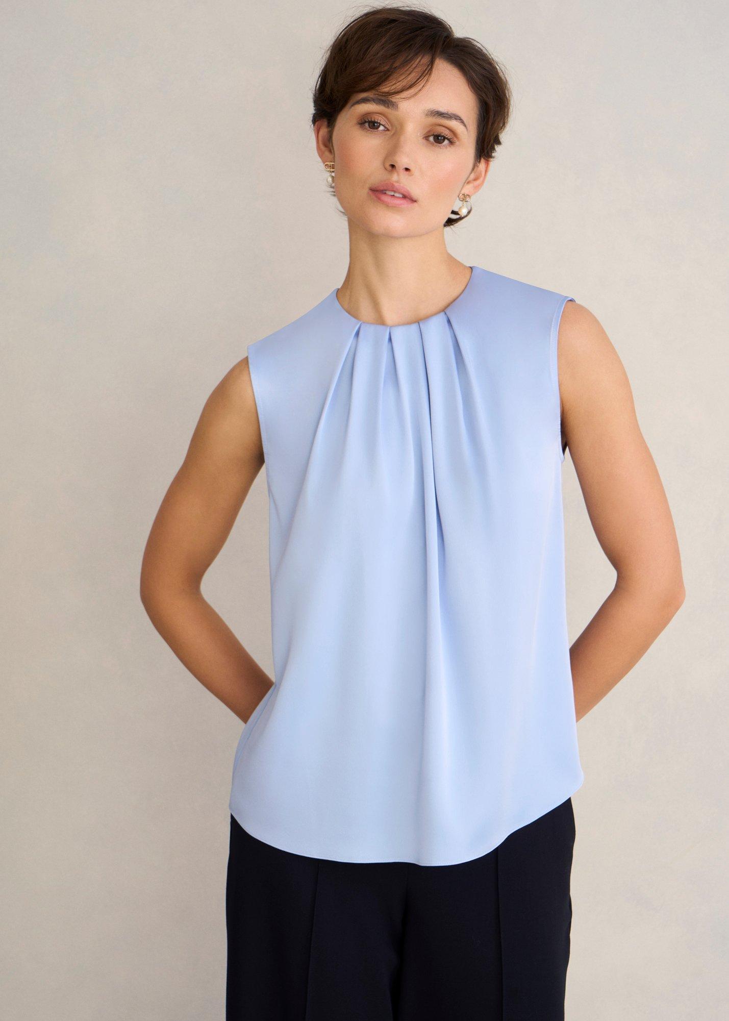 Rosanne Blouse, Lavender Blue, hi-res