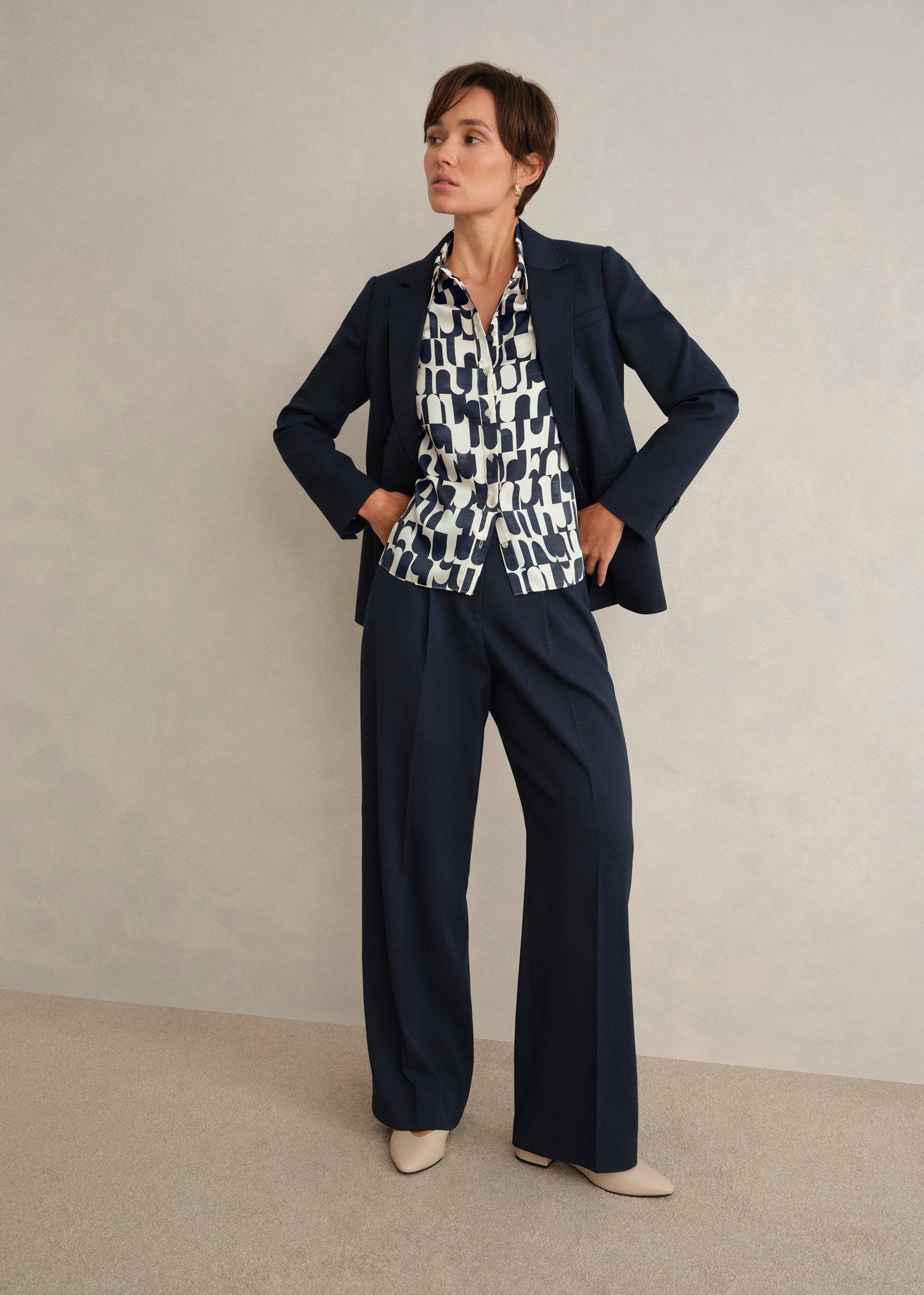 Velma Shirt, Blue Cream, hi-res