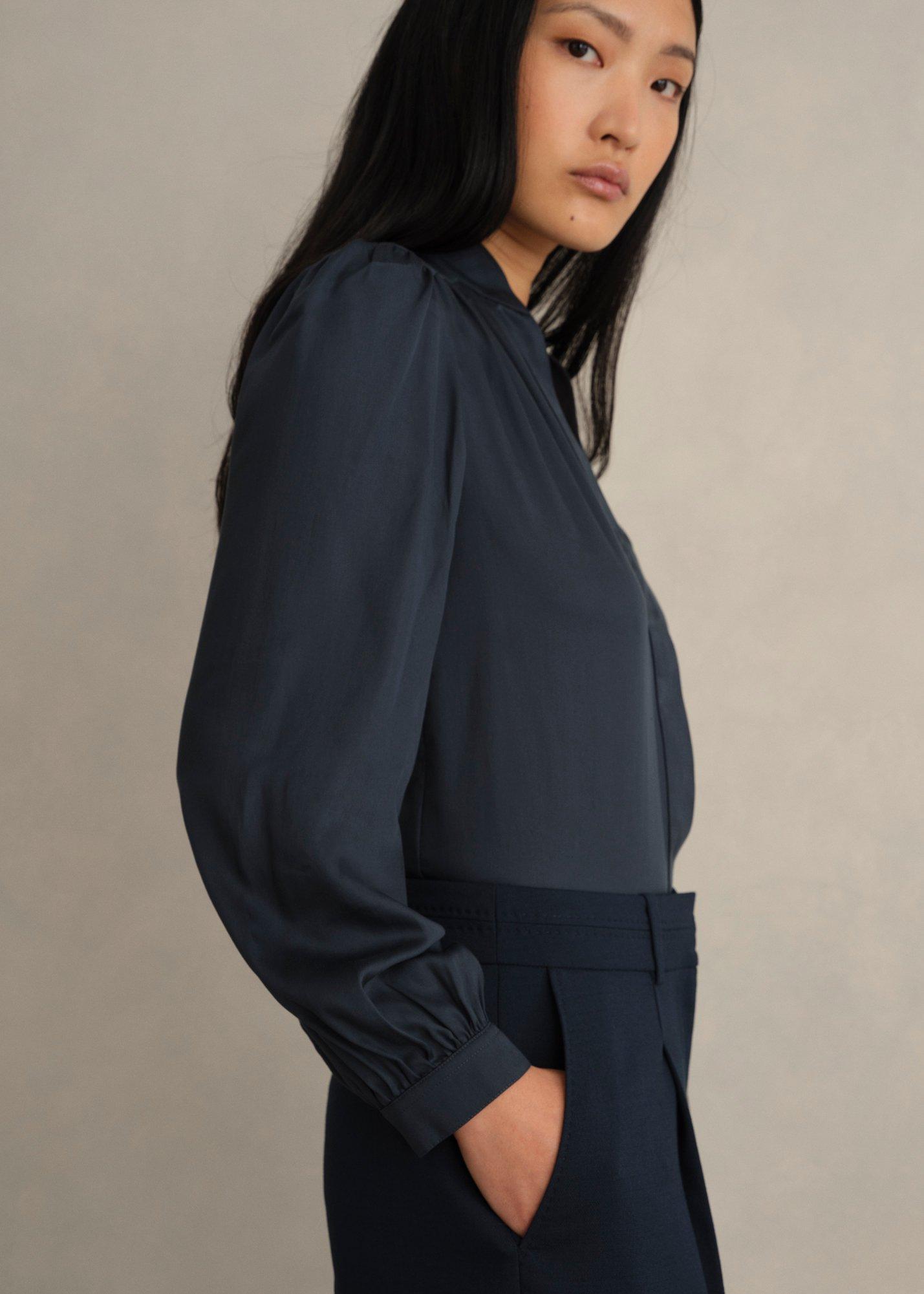 Gwen Blouse, Slate Blue, hi-res