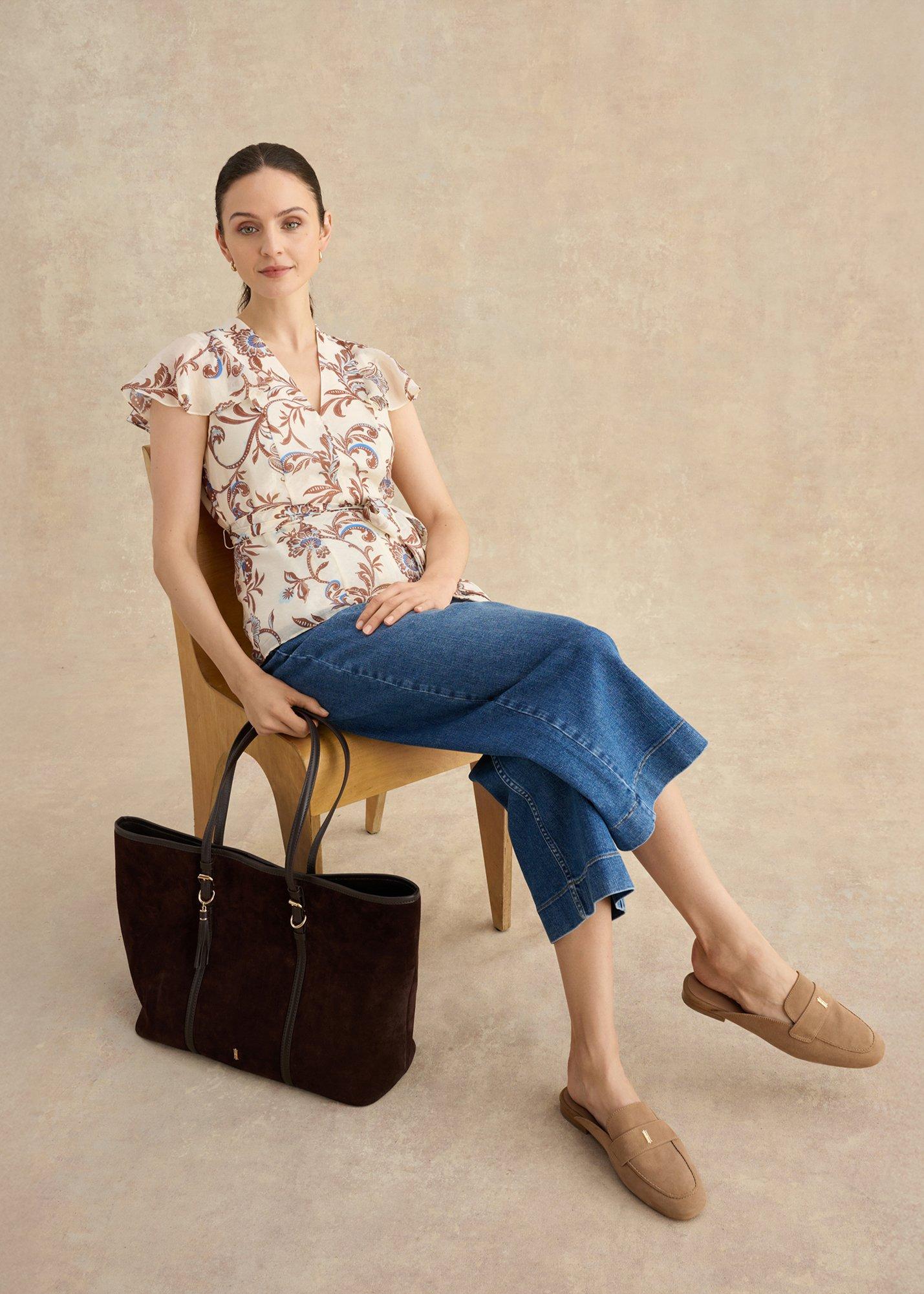 Gabriella Paisley&nbsp;Top, Cream Multi, hi-res