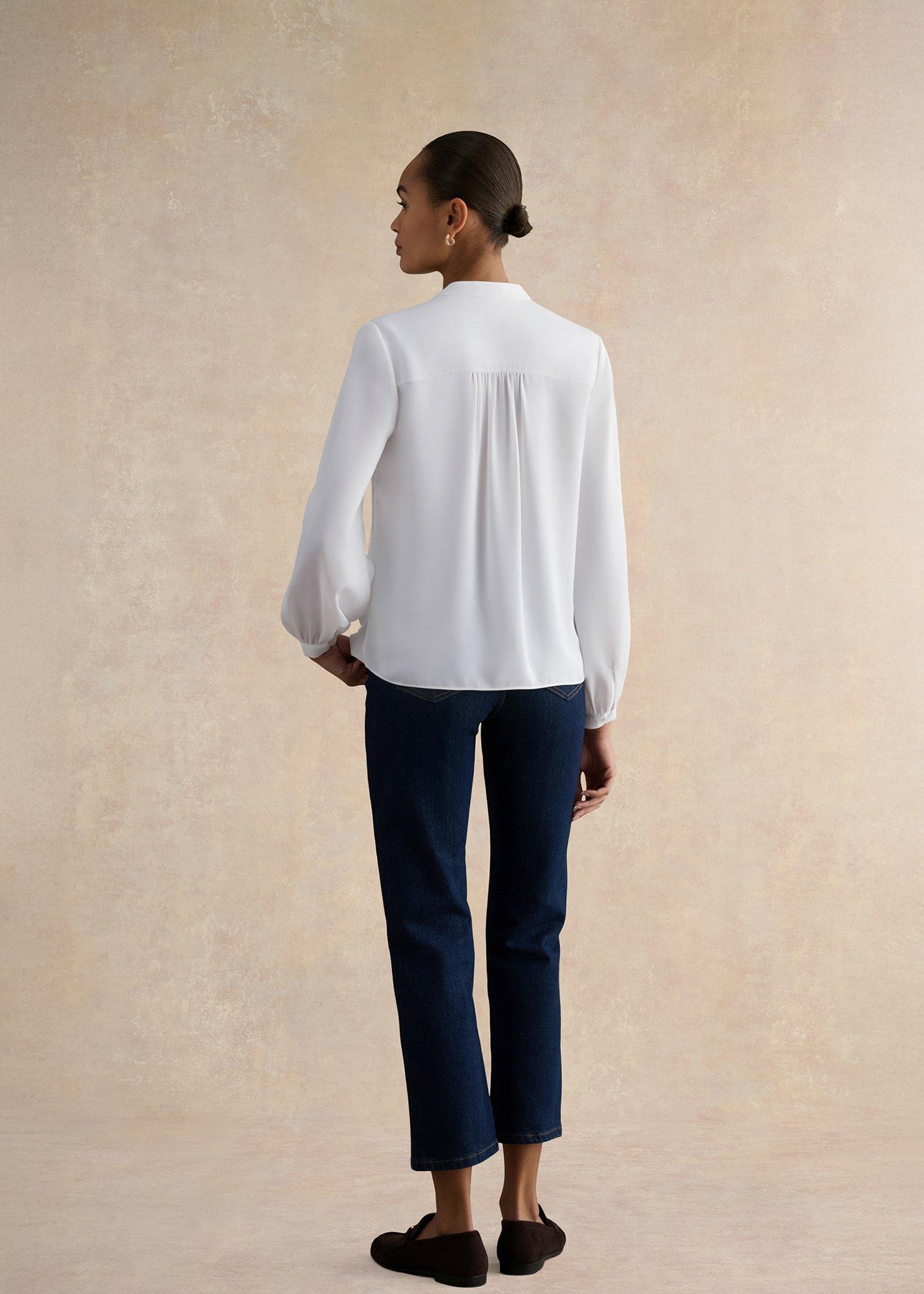 Blair Blouse, Ivory, hi-res