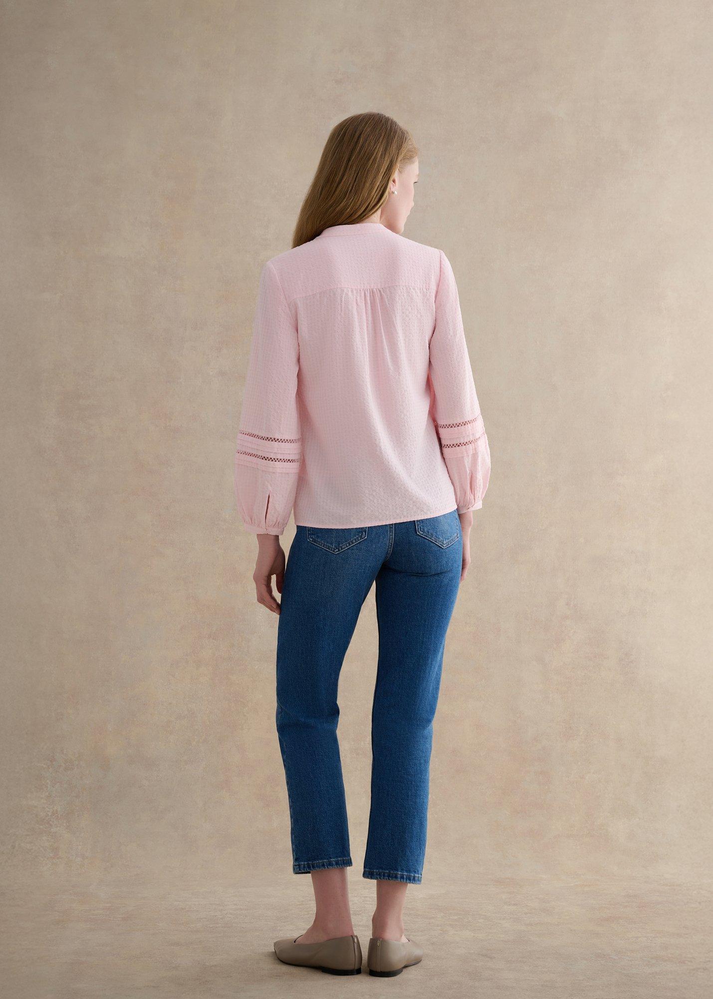 Lucilla Blouse, Blush Pink, hi-res