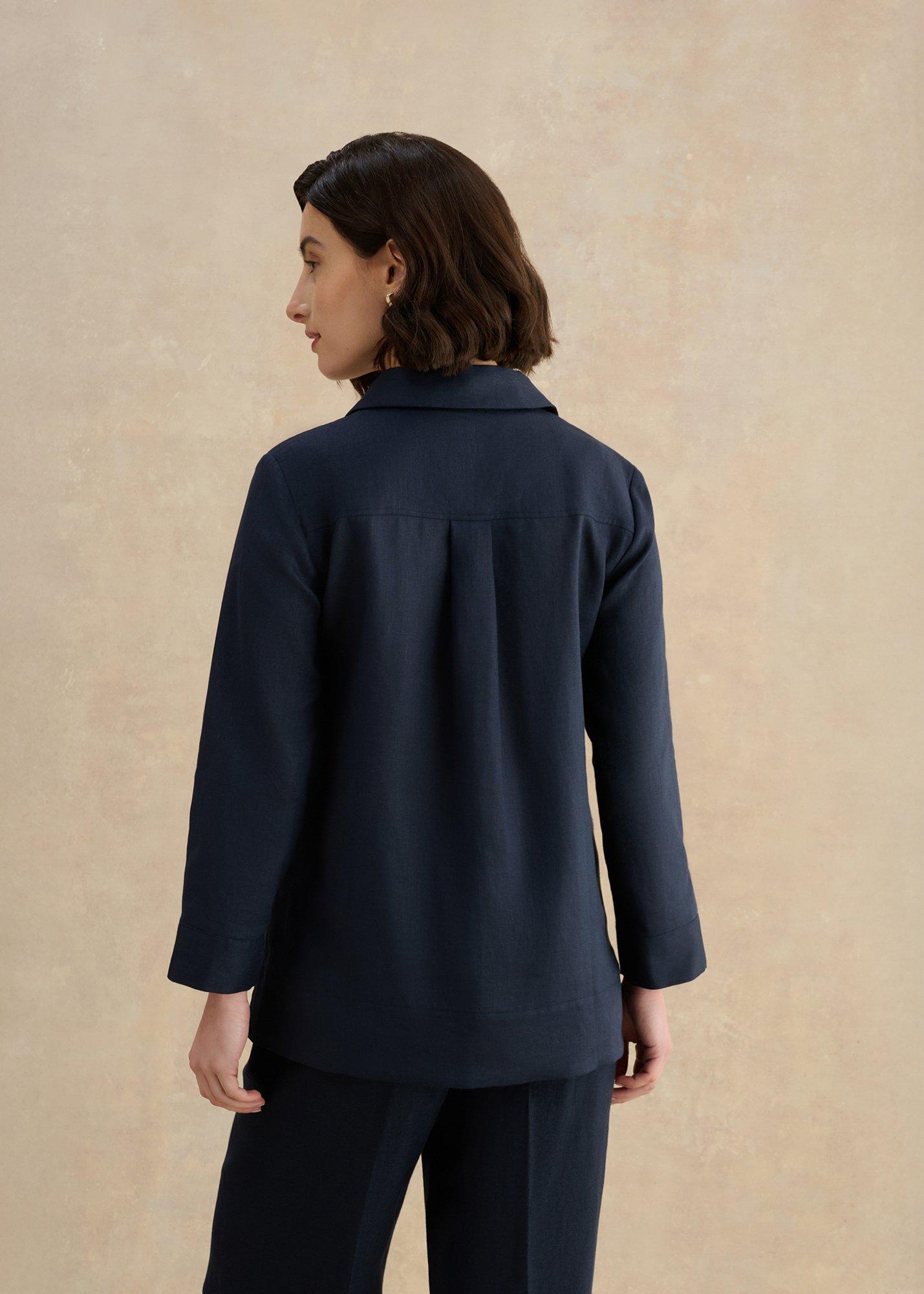 Marlene Shirt, Navy, hi-res