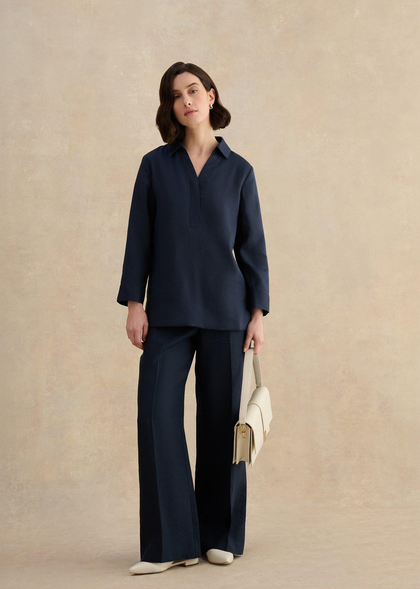 Marlene Shirt, Navy, hi-res