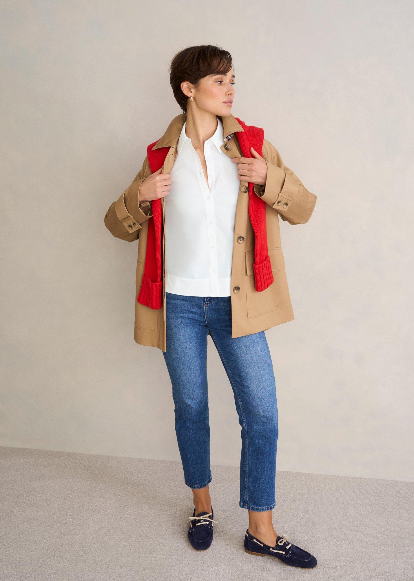 Andie Shirt, White, hi-res