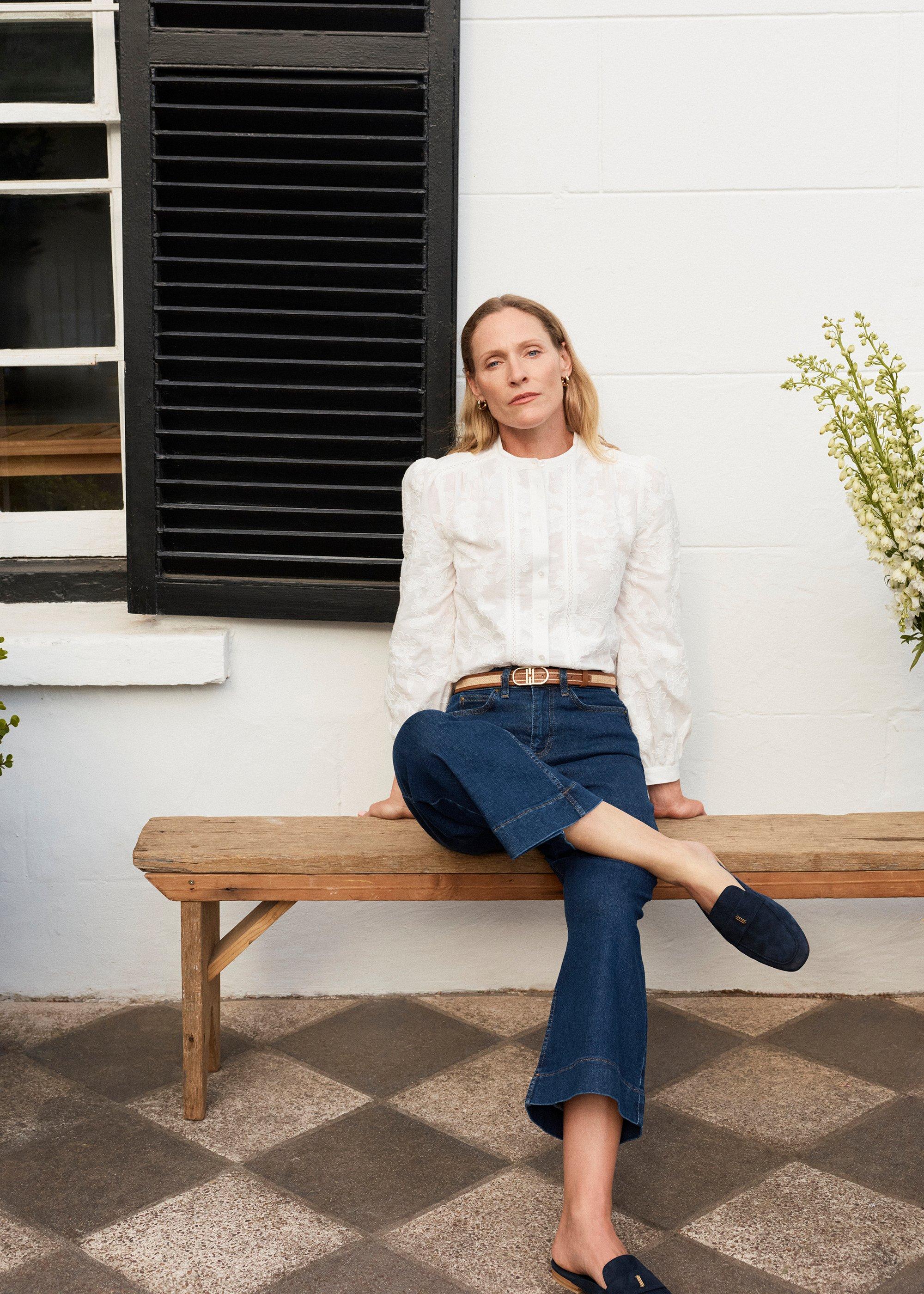 Fallon Cotton Embroidery Blouse
