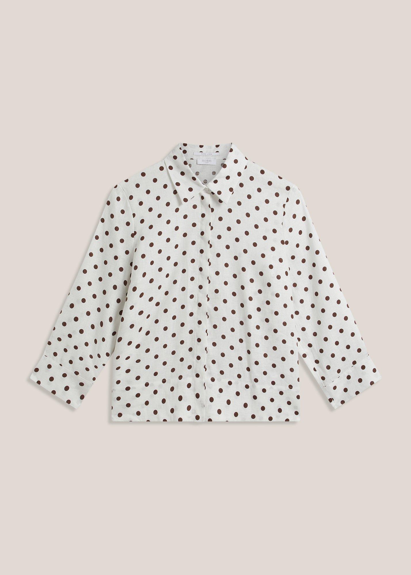 Nita Linen Spot Shirt