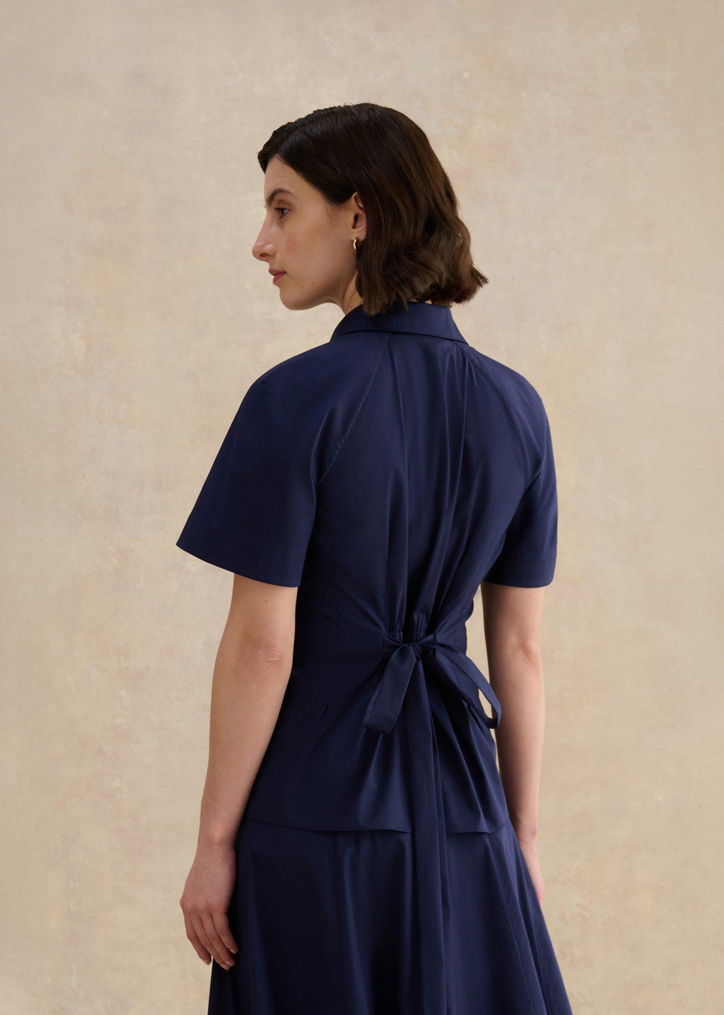 Elliya Shirt, True Navy, hi-res