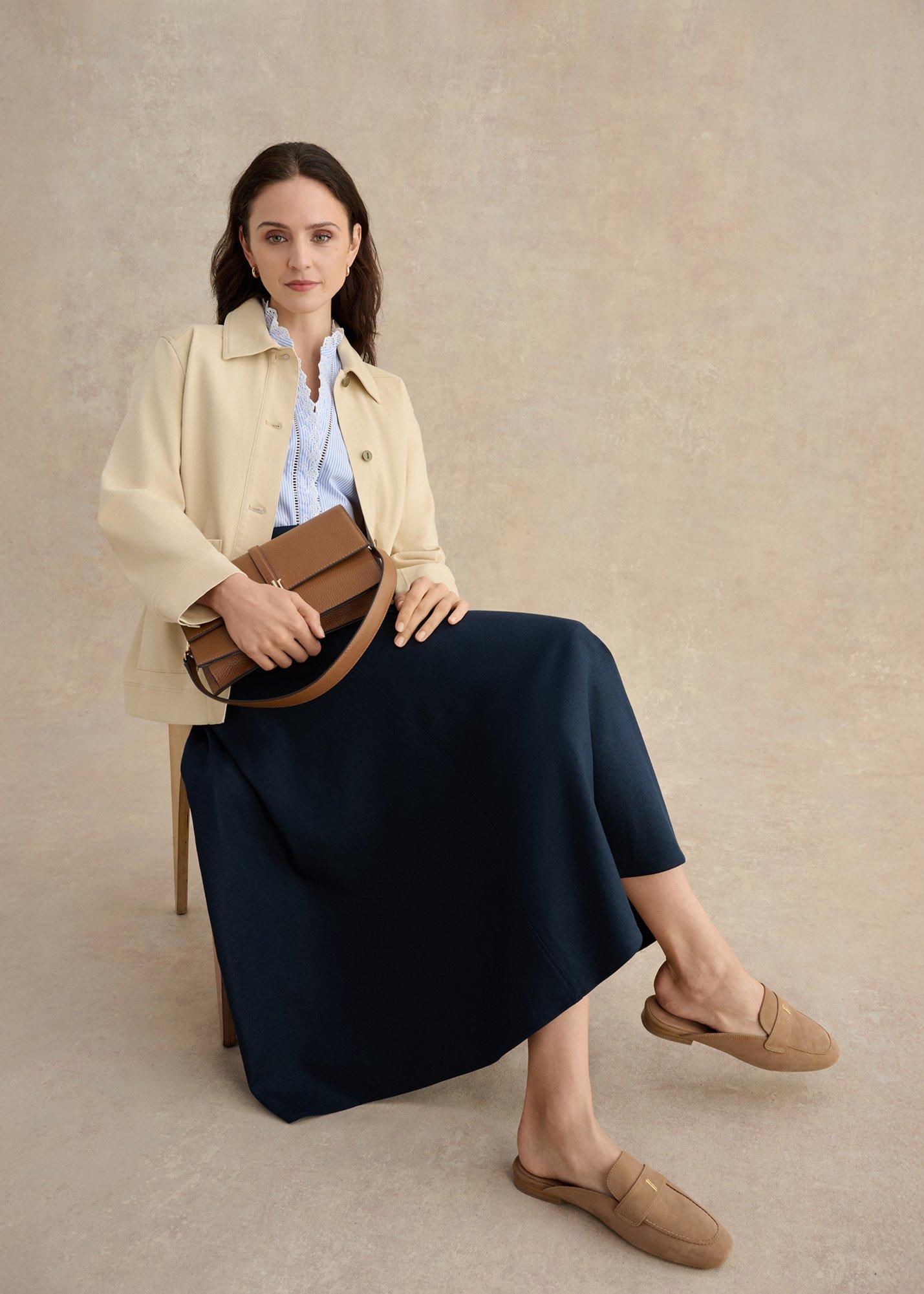 Lilliana Skirt, Navy, hi-res